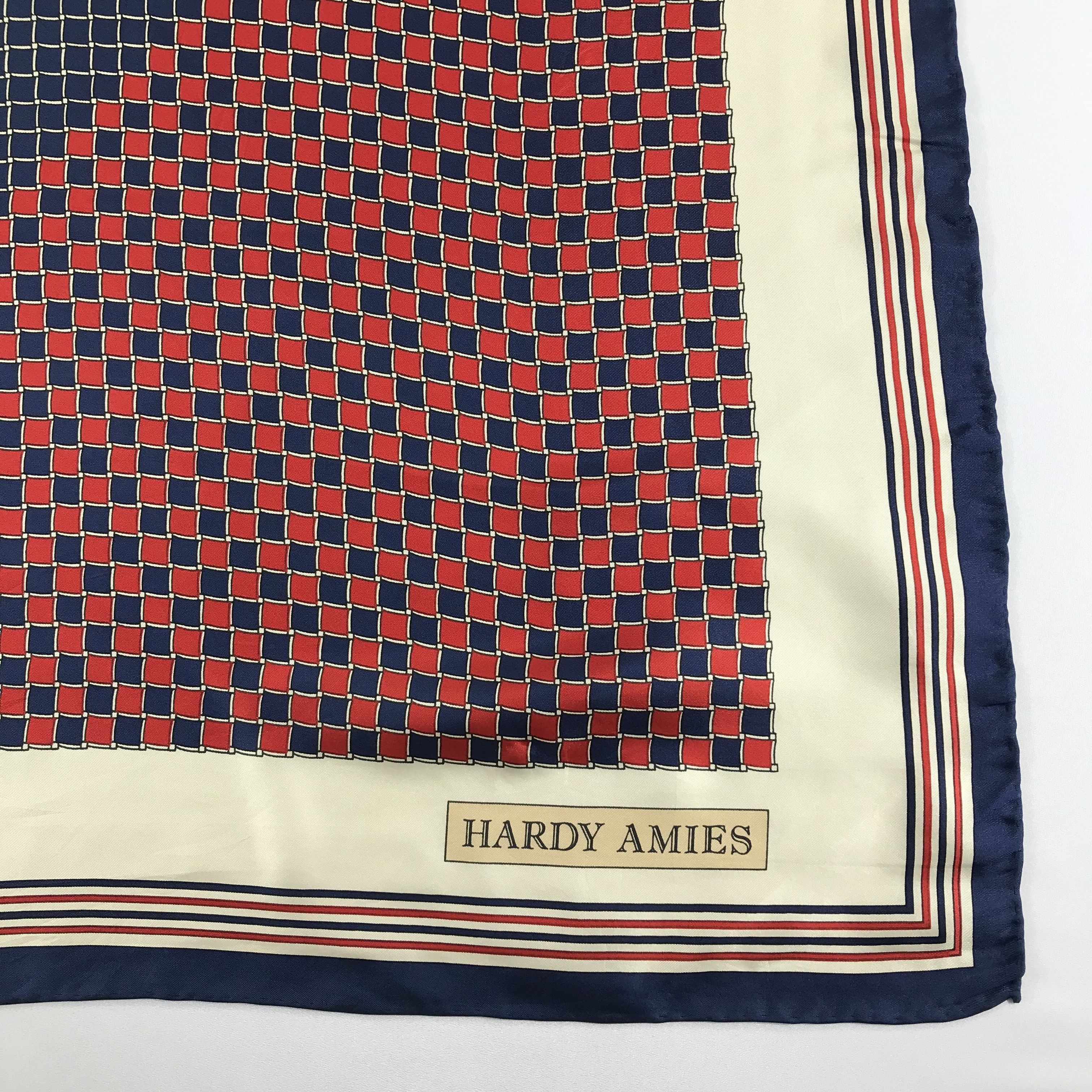 Hardy Amies × Vintage Vintage Hardy Amies Silk Scarf Size ONE SIZE - 5 Thumbnail