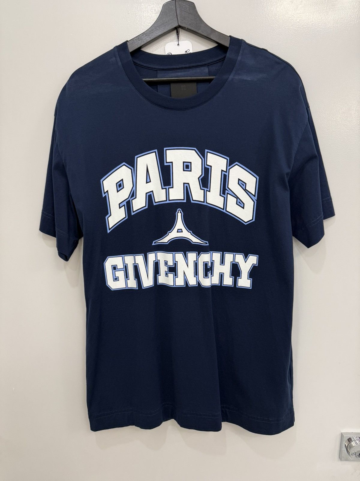 Givenchy Givenchy Paris Navy Blue T-Shirt Size US M / EU 48-50 / 2 - 1 Thumbnail