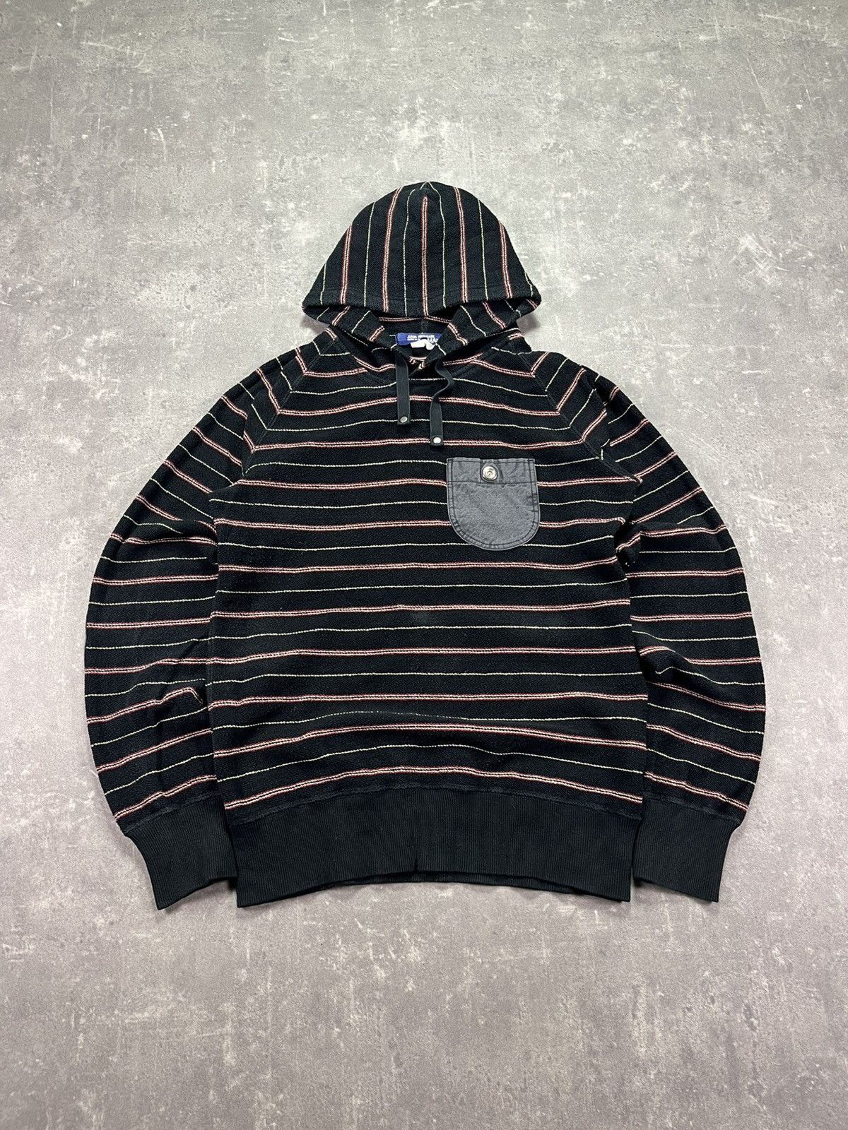 Pre-owned Comme Des Garçons Ad2013 Comme Des Garcons By Junya Watanabe Inside Out Hoodie In Multi