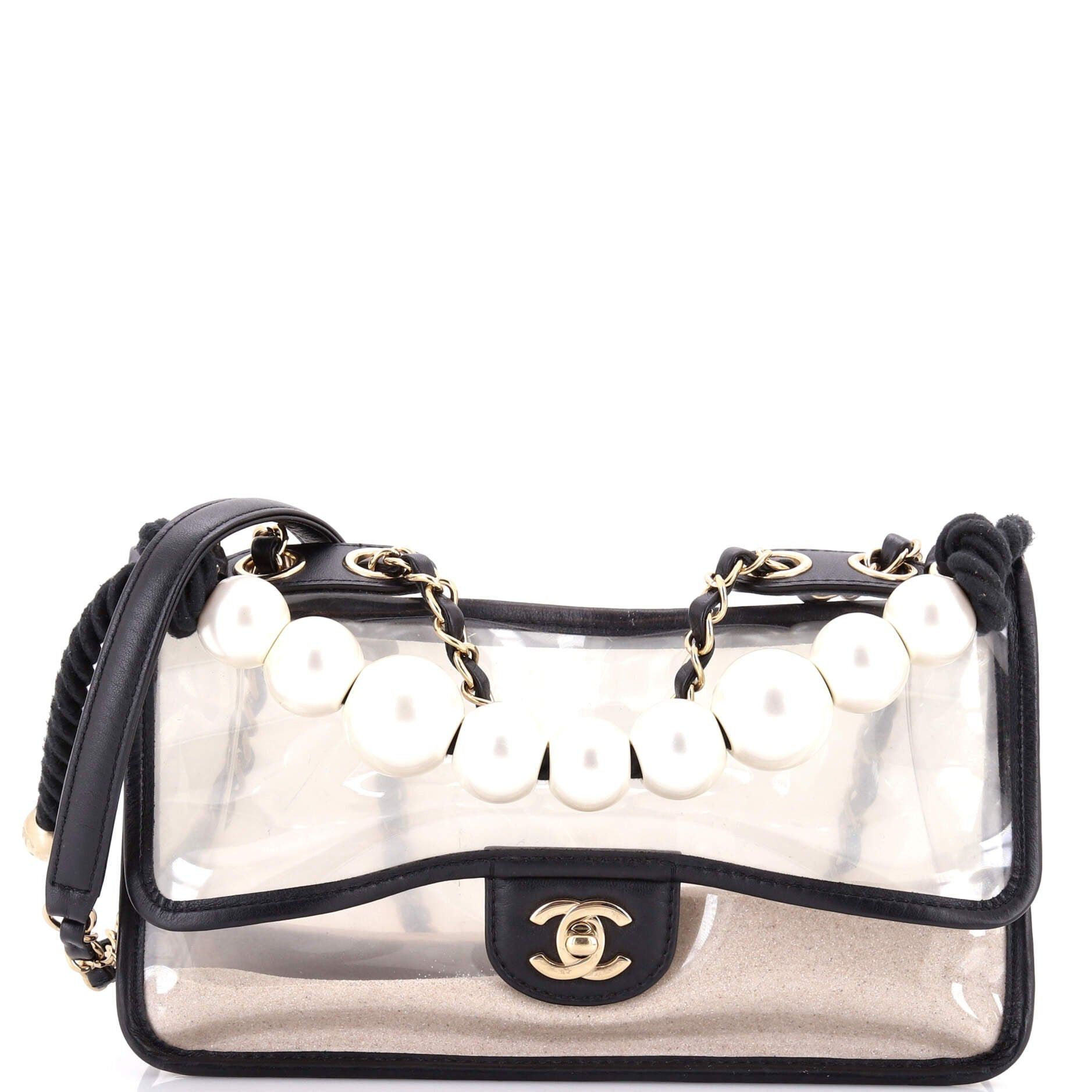 Sand By The Sea Pearl Flap Bag