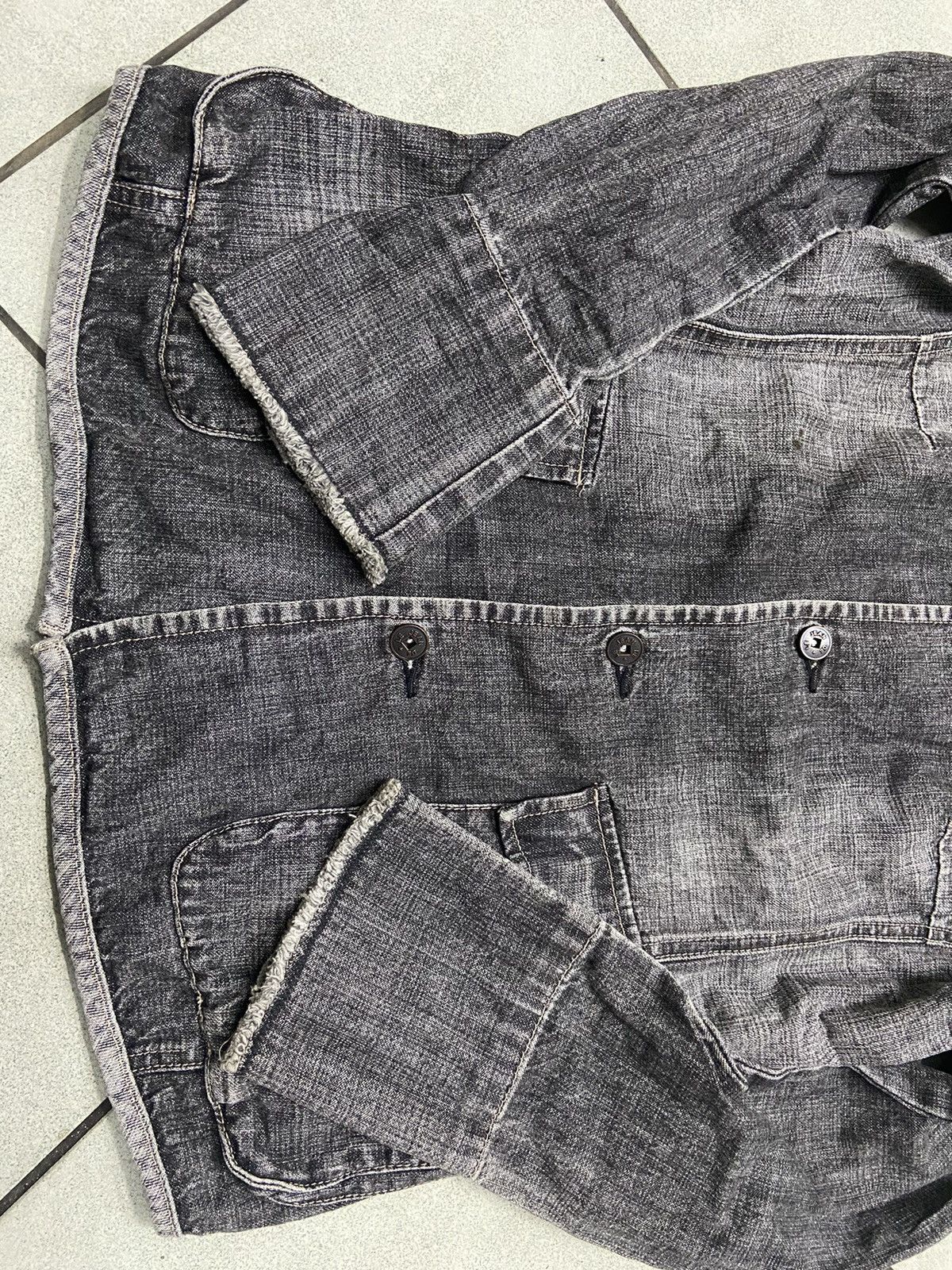 Robert Graham MARITHE FRANCOIS GRIBAUS DENIM JACKET Size M / US 6-8 / IT 42-44 - 6 Thumbnail
