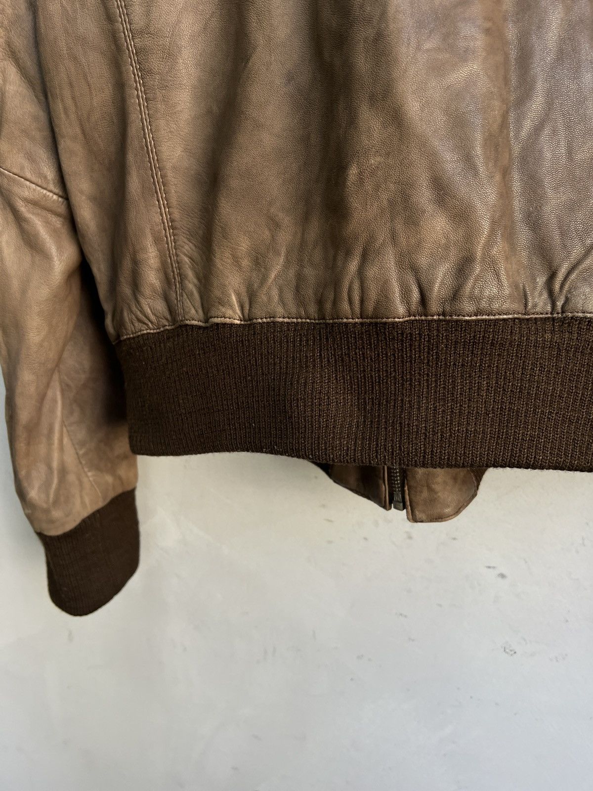 14th Addiction Gothic avant garde cropped bomber leather jacket y2k hype Size US M / EU 48-50 / 2 - 12 Thumbnail