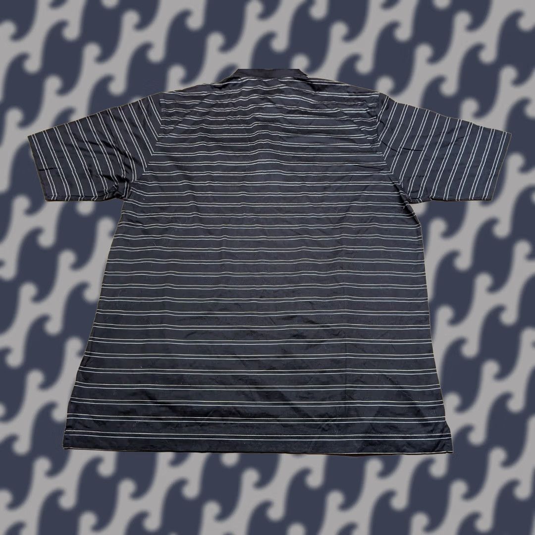 Vintage Ahead Authentics Al Badia Club Polo Shirt M Black Striped White Nike Shirt Size US M / EU 48-50 / 2 - 1 Thumbnail