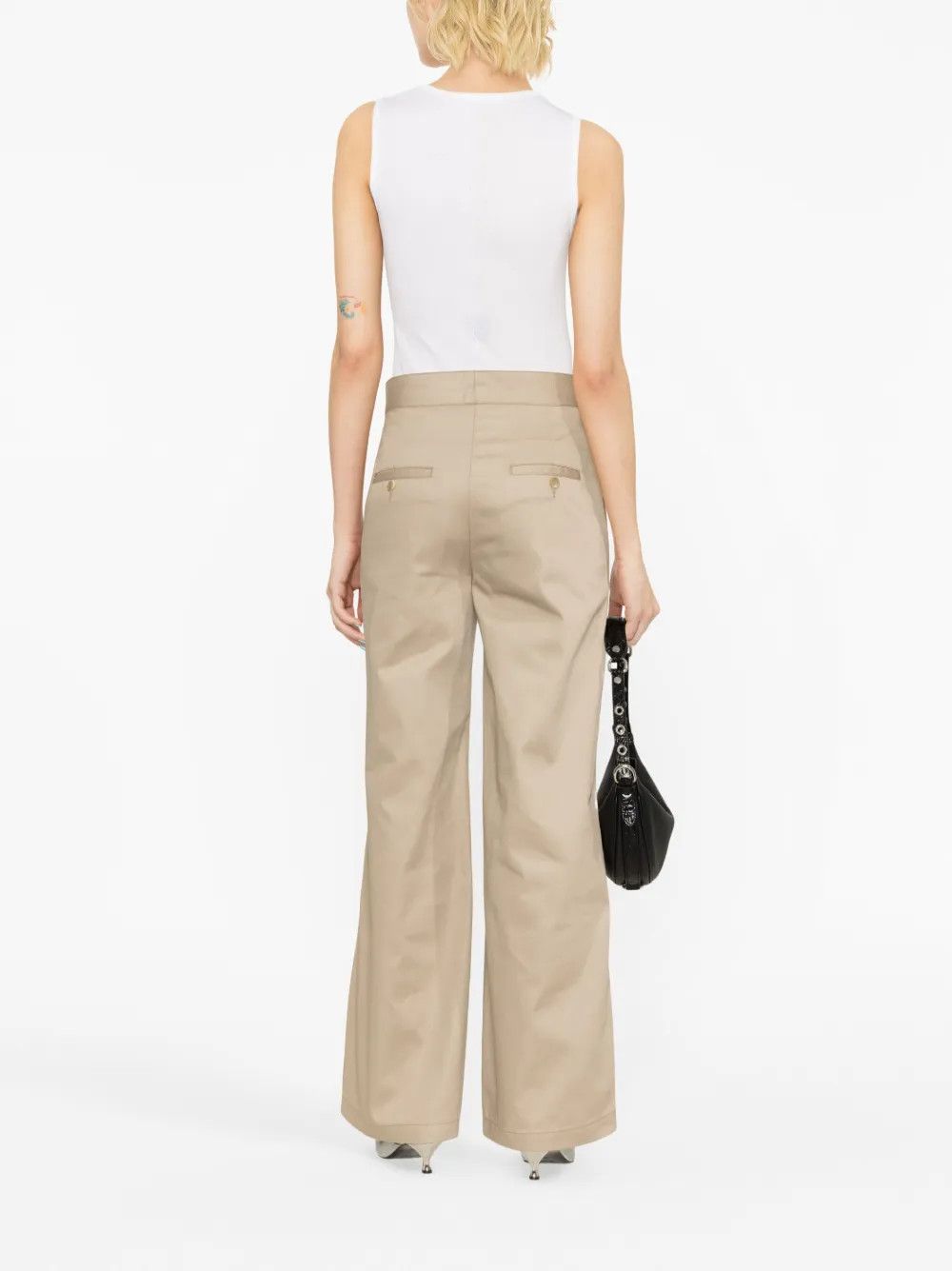 Palm Angels o1y1125 Casual Pant in Beige Size 28" / US 6 / IT 42 - 3 Thumbnail