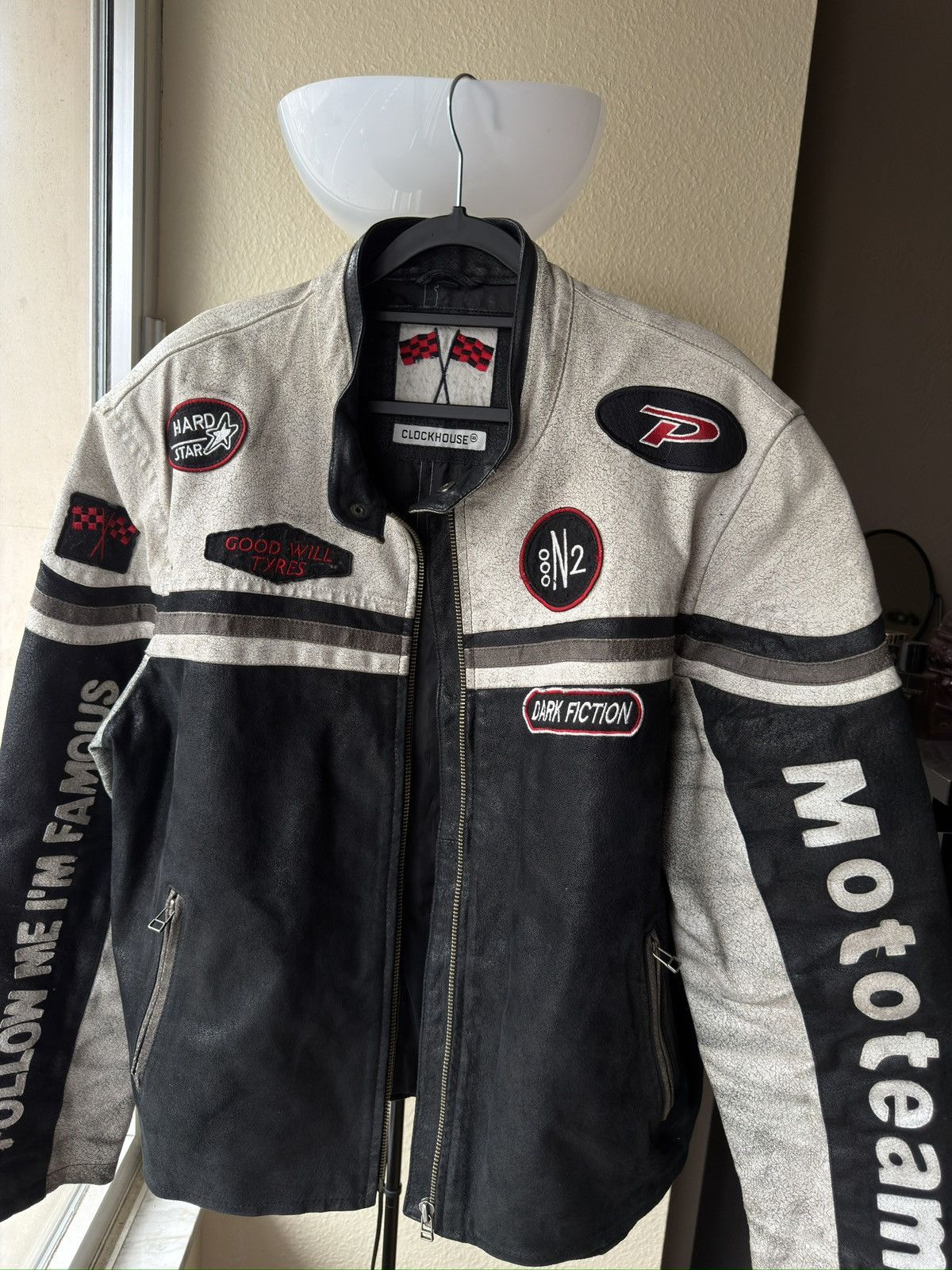 Vintage Racing vintage leather jacket Size US L / EU 52-54 / 3 - 10 Thumbnail