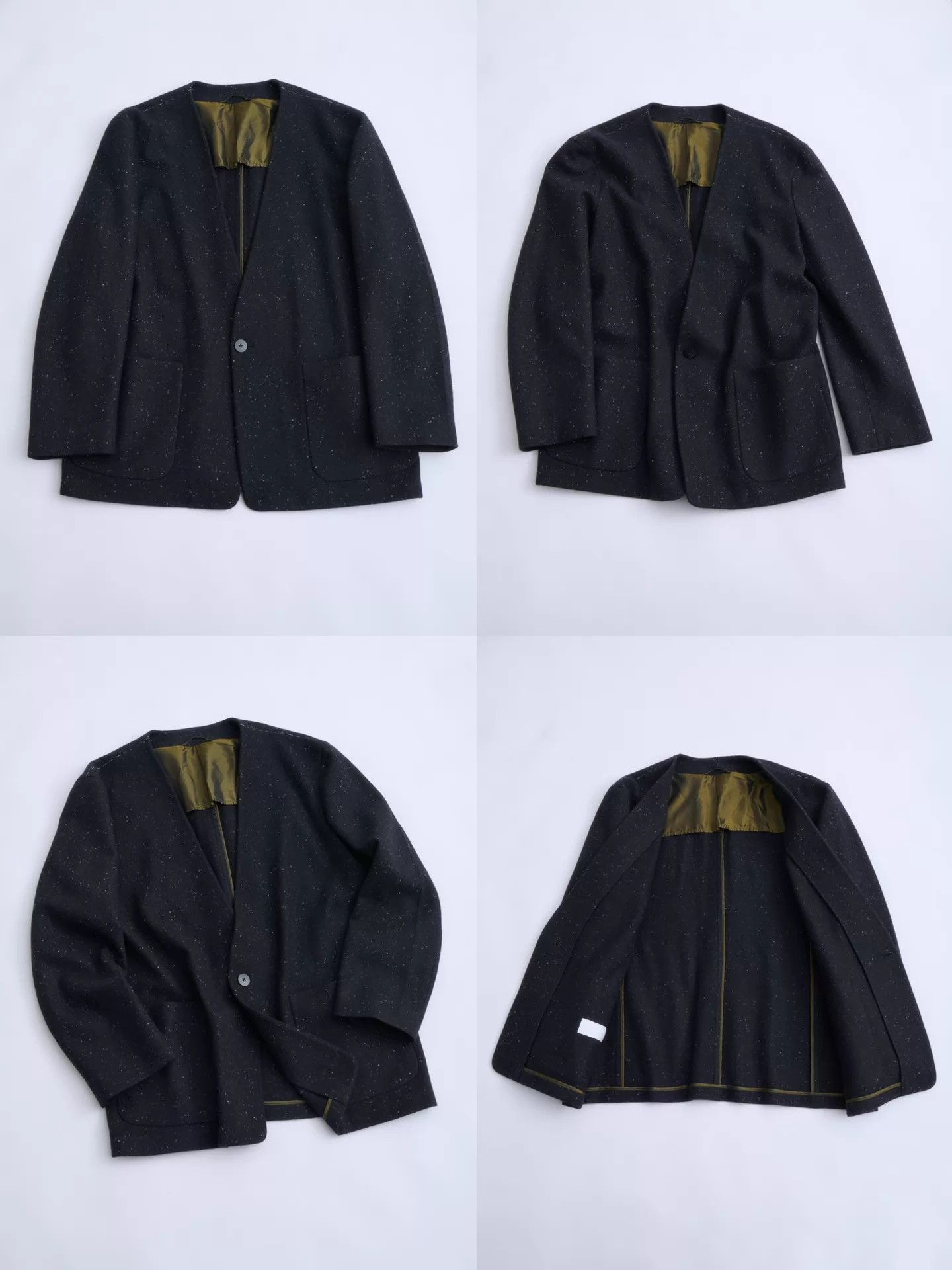 Fear of God Fear of God × Zegna Collarless Wool Blazer Size 50R - 8 Thumbnail