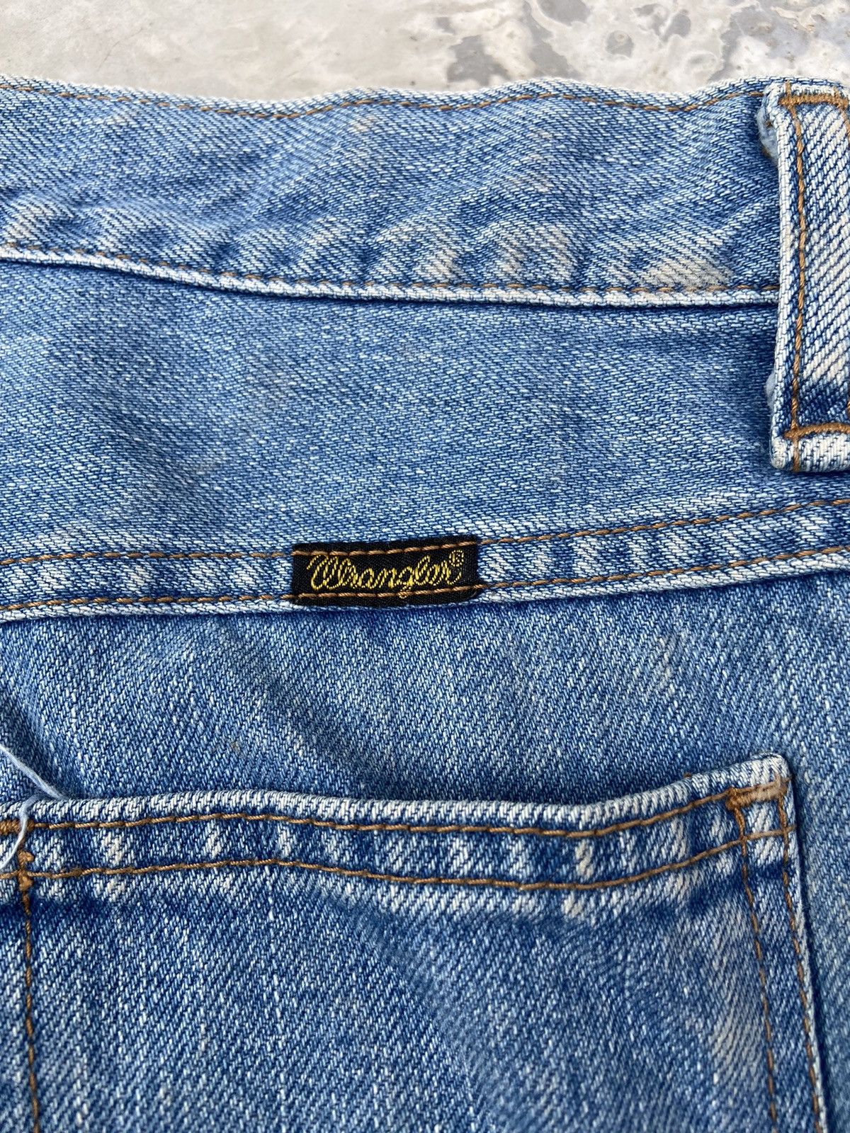 Vintage × Wrangler Vintage Wrangler flare denim pants women Size 26" / US 2 / IT 38 - 7 Thumbnail