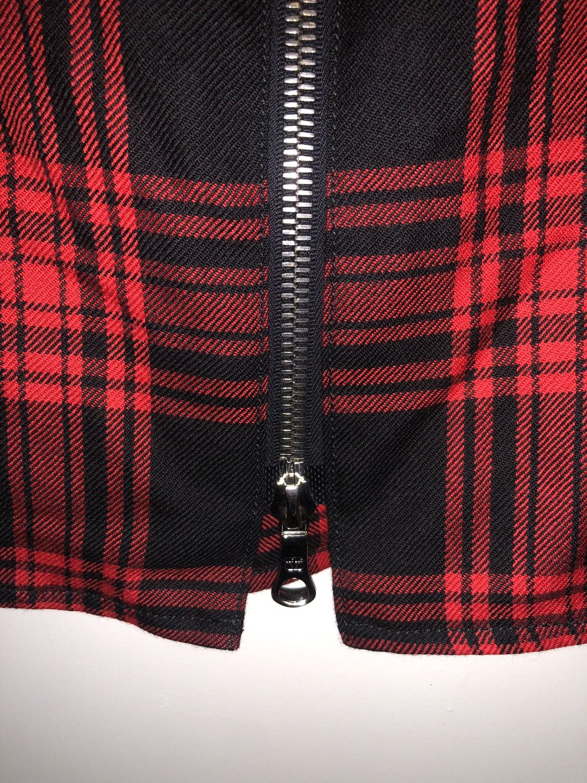 Designer Tartan Wool Zip by La Haine Milan Size US M / EU 48-50 / 2 - 9 Thumbnail