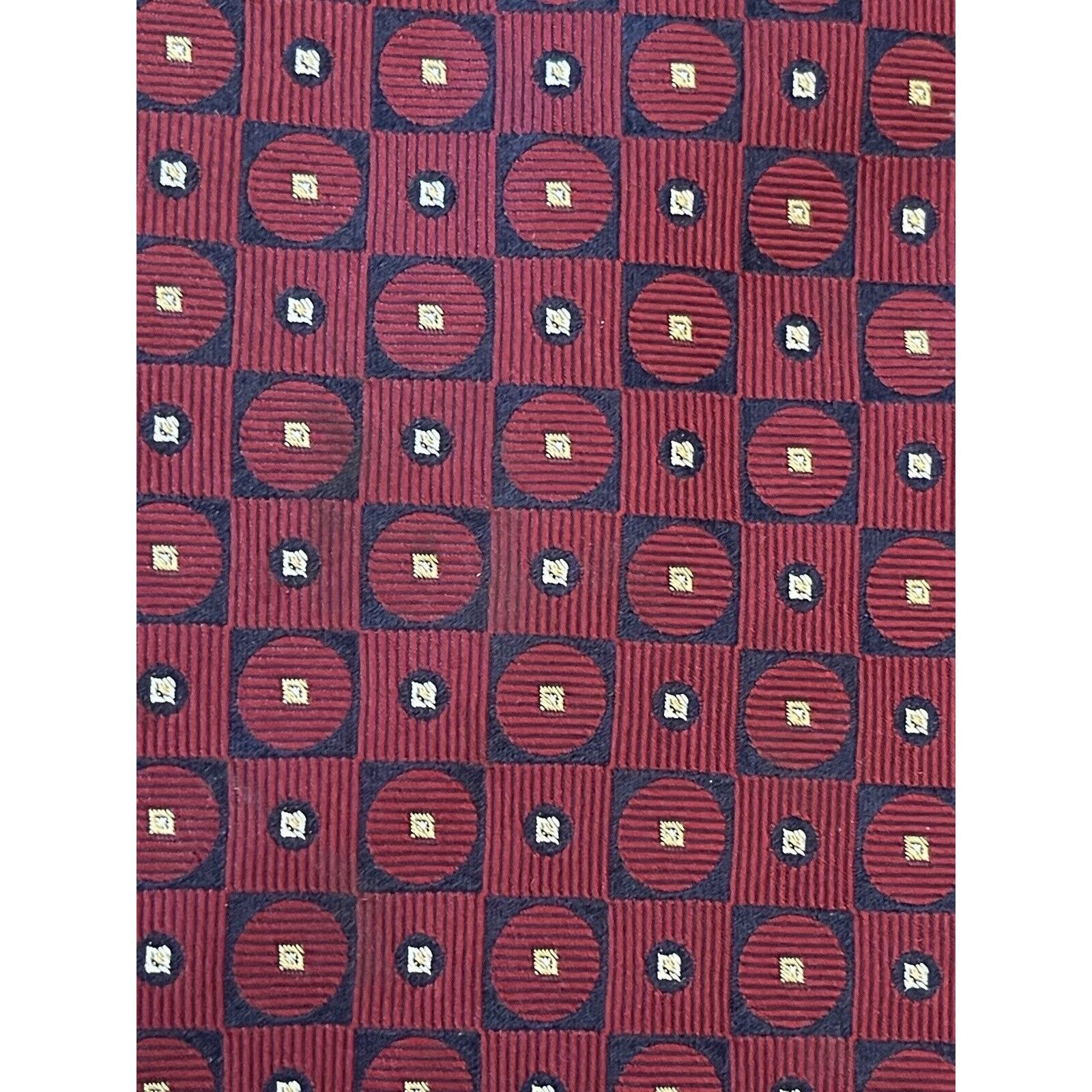 Nautica Nautica Burgundy Imported Silk Men’s Neck Tie Made In Usa Size ONE SIZE - 9 Thumbnail