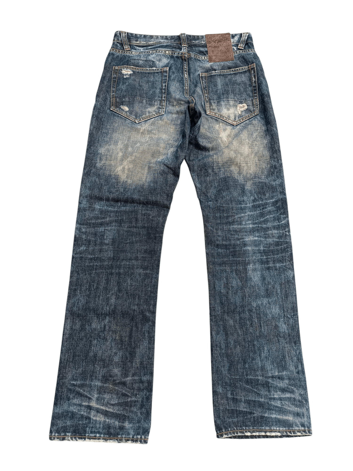 Tornado Mart STRIVERS & CO UNION MADE TIE DYE DISTRESSED WHISKERS FADED Size US 30 / EU 46 - 15 Thumbnail