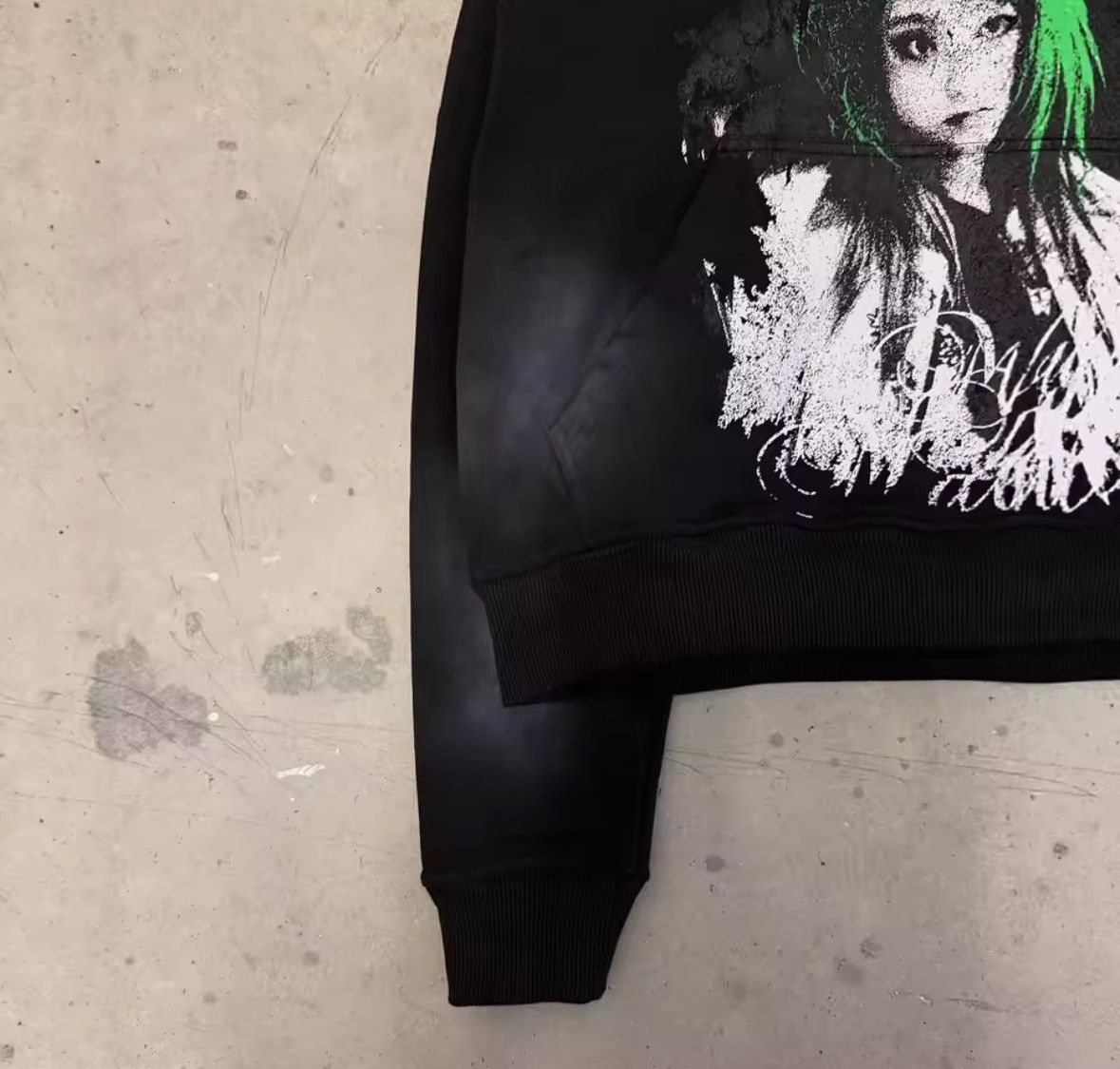 Other Fashion Punk Y2K Grunge Retro Alice Gothic Pocket Hoodies Size US XL / EU 56 / 4 - 3 Thumbnail