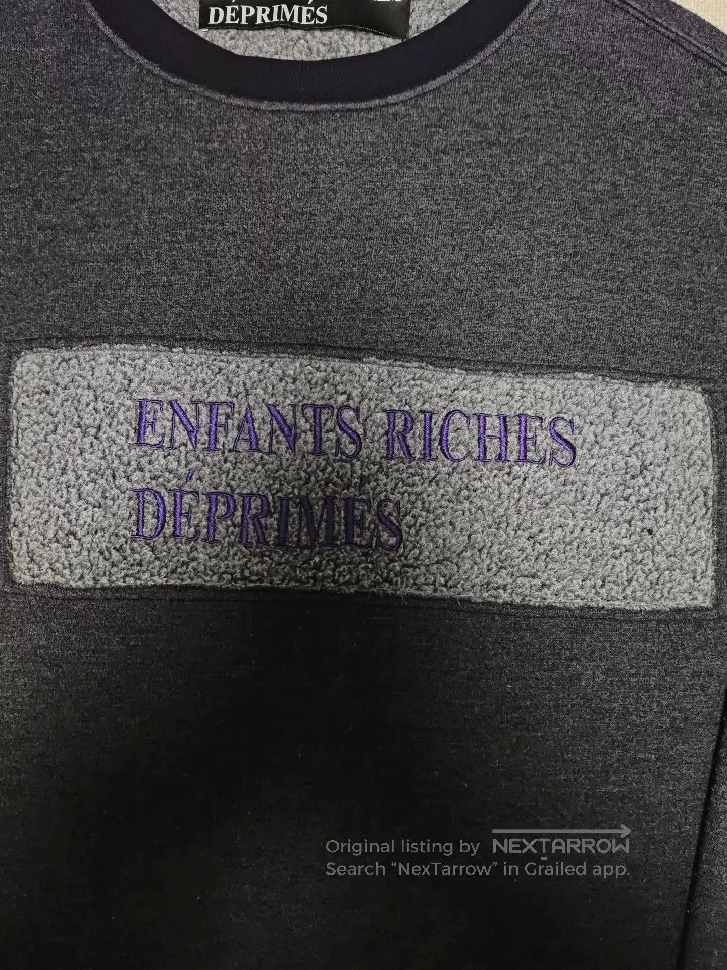 Enfants Riches Deprimes Enfants Riches Deprimes Embroidered Logo Sweatshirt. Size US XL / EU 56 / 4 - 3 Thumbnail