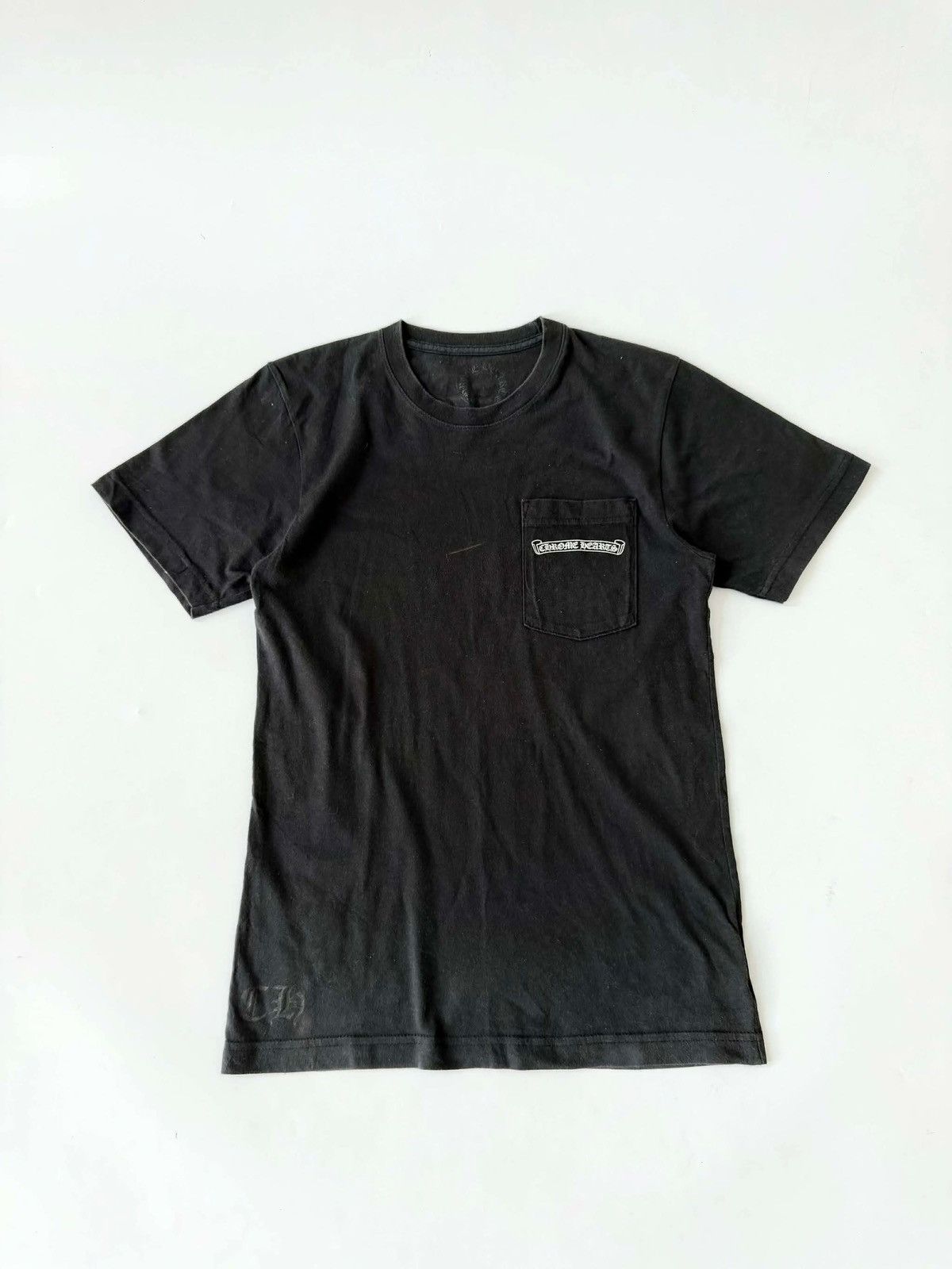 Chrome Hearts Chrome Hearts Black U.S.A. Script Logo Pocket Tee Size US S / EU 44-46 / 1 - 1 Thumbnail