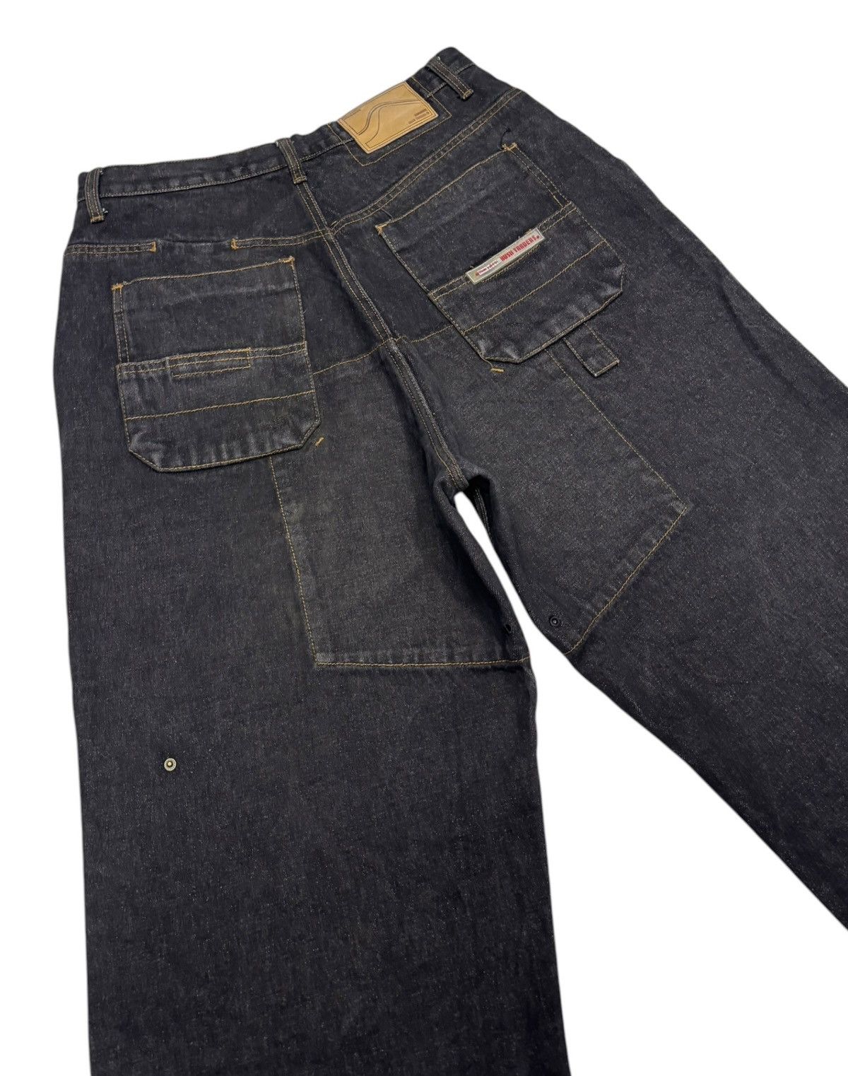 Hysteric Glamour OG🔥SKATER JEANS BAGGY WIDE LEG JEANS HUSH TRADERS ARTISAN Size US 32 / EU 48 - 10 Thumbnail