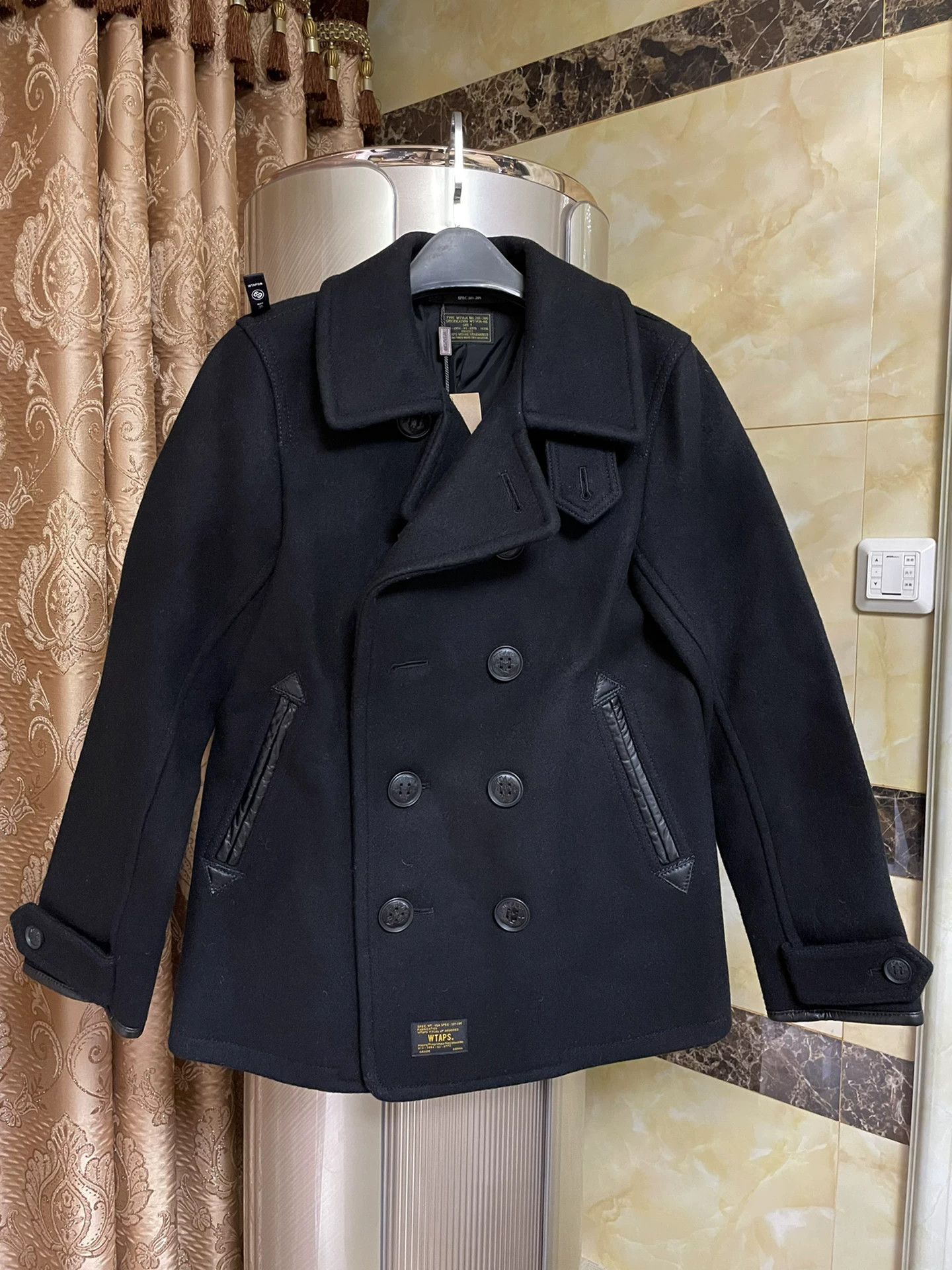 Wtaps WTAPS BLACK WATCH COAT Wool Slim S (new, gold label) Size US S / EU 44-46 / 1 - 1 Thumbnail
