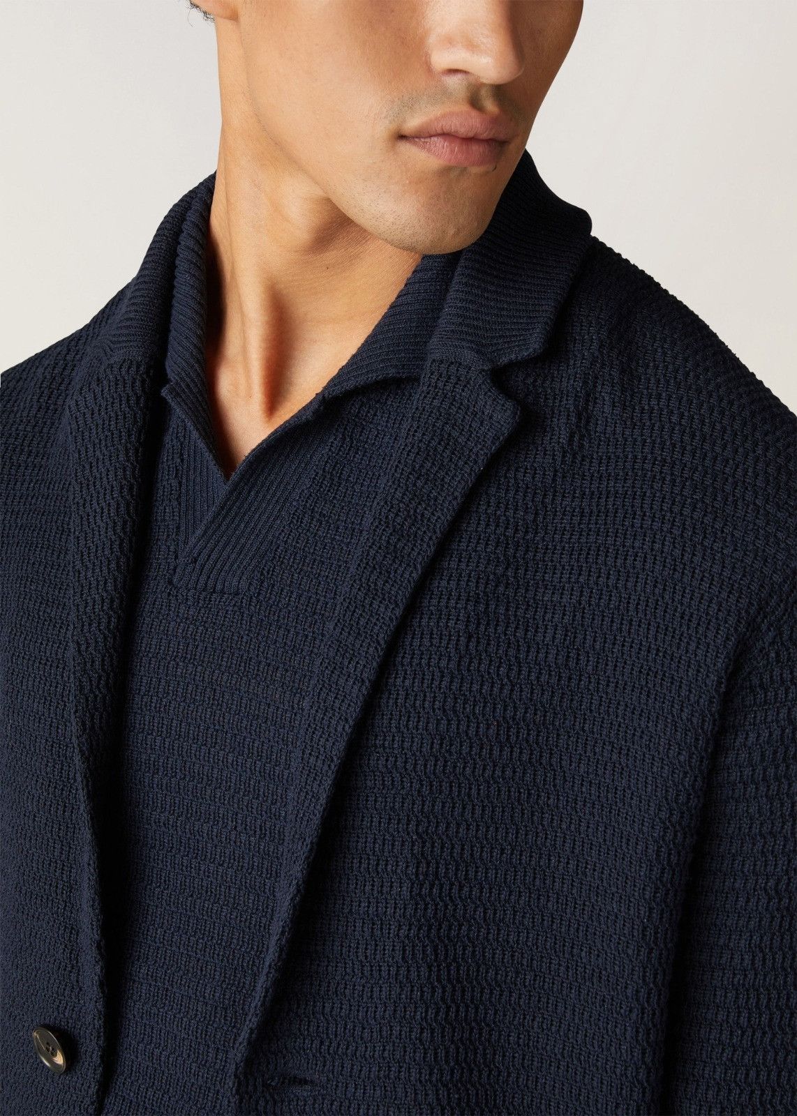 Loro Piana o1srvl11e1024 Malfa Cardigan in Navy Blue Size US M / EU 48-50 / 2 - 6 Thumbnail
