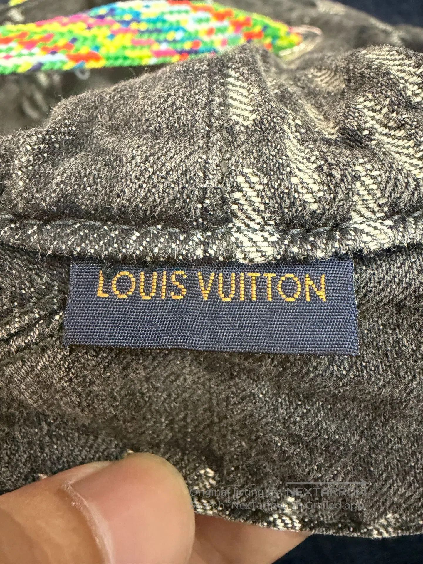 Louis Vuitton Louis Vuitton Black Bucket Hat with Rope. Size ONE SIZE - 3 Thumbnail