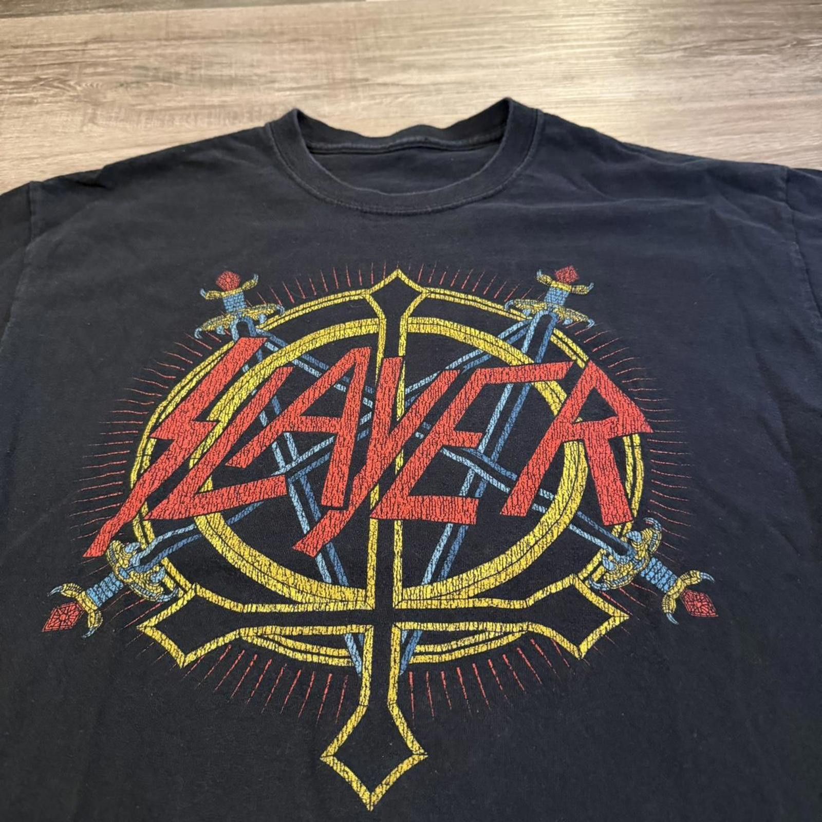 Other slayer t shirt band tees metallica megadeth heavy metal M Size US M / EU 48-50 / 2 - 2 Thumbnail