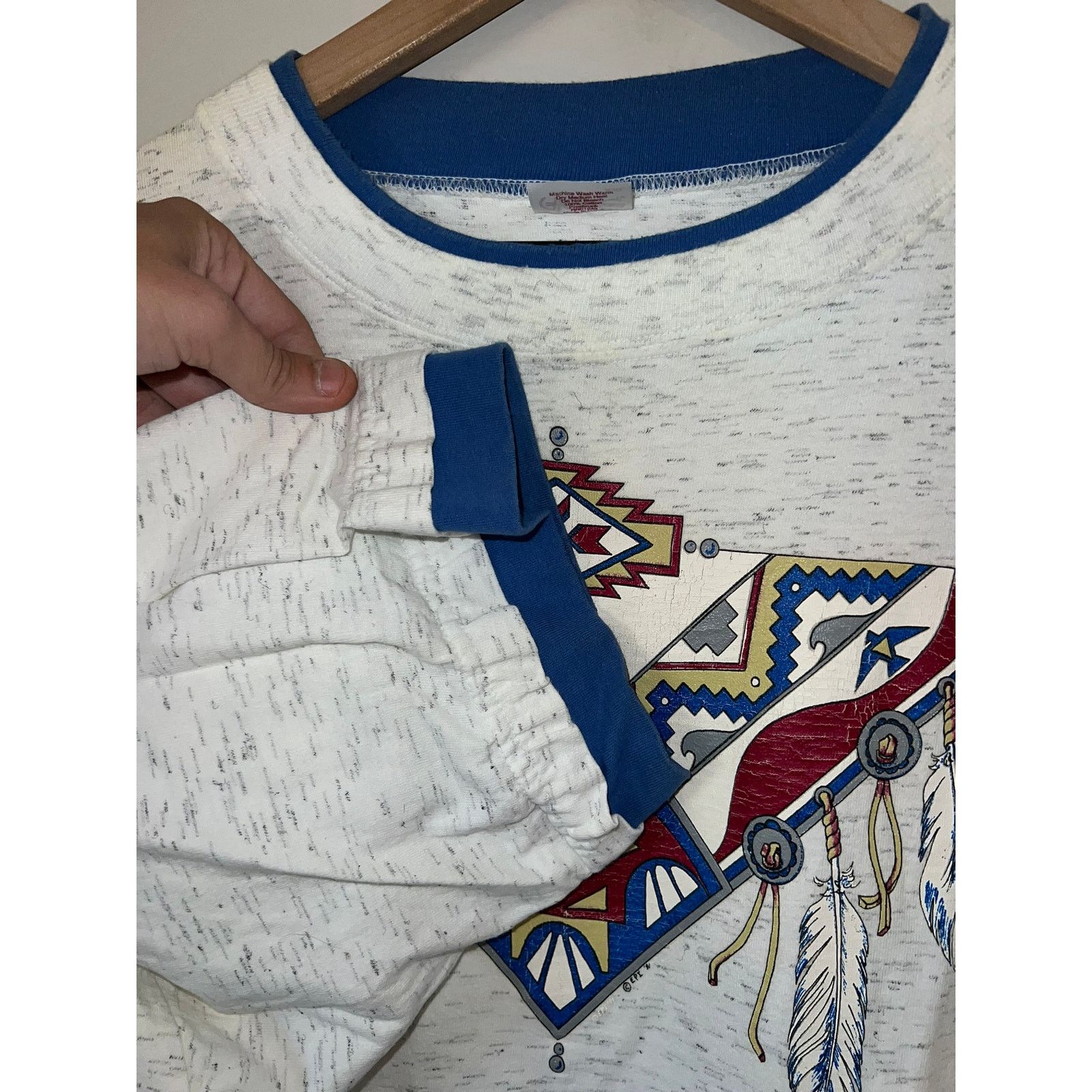 Vintage Vintage Cheyenne Shirt WY Wyoming Gray Native Tee VTG 2XL Size US XXL / EU 58 / 5 - 6 Thumbnail