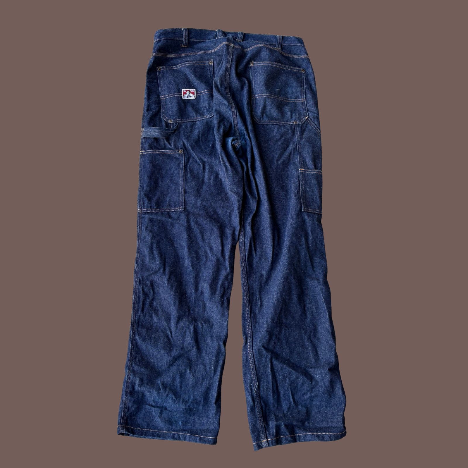 Ben Davis VTG Carpenter Jeans | Ben Davis Dark Denim | Workwear Size US 39 - 4 Thumbnail