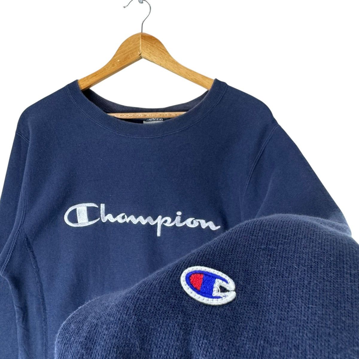 Champion 🌟90s CHAMPION WARMUP SWEATSHIRT CREWNECK Size US M / EU 48-50 / 2 - 5 Thumbnail