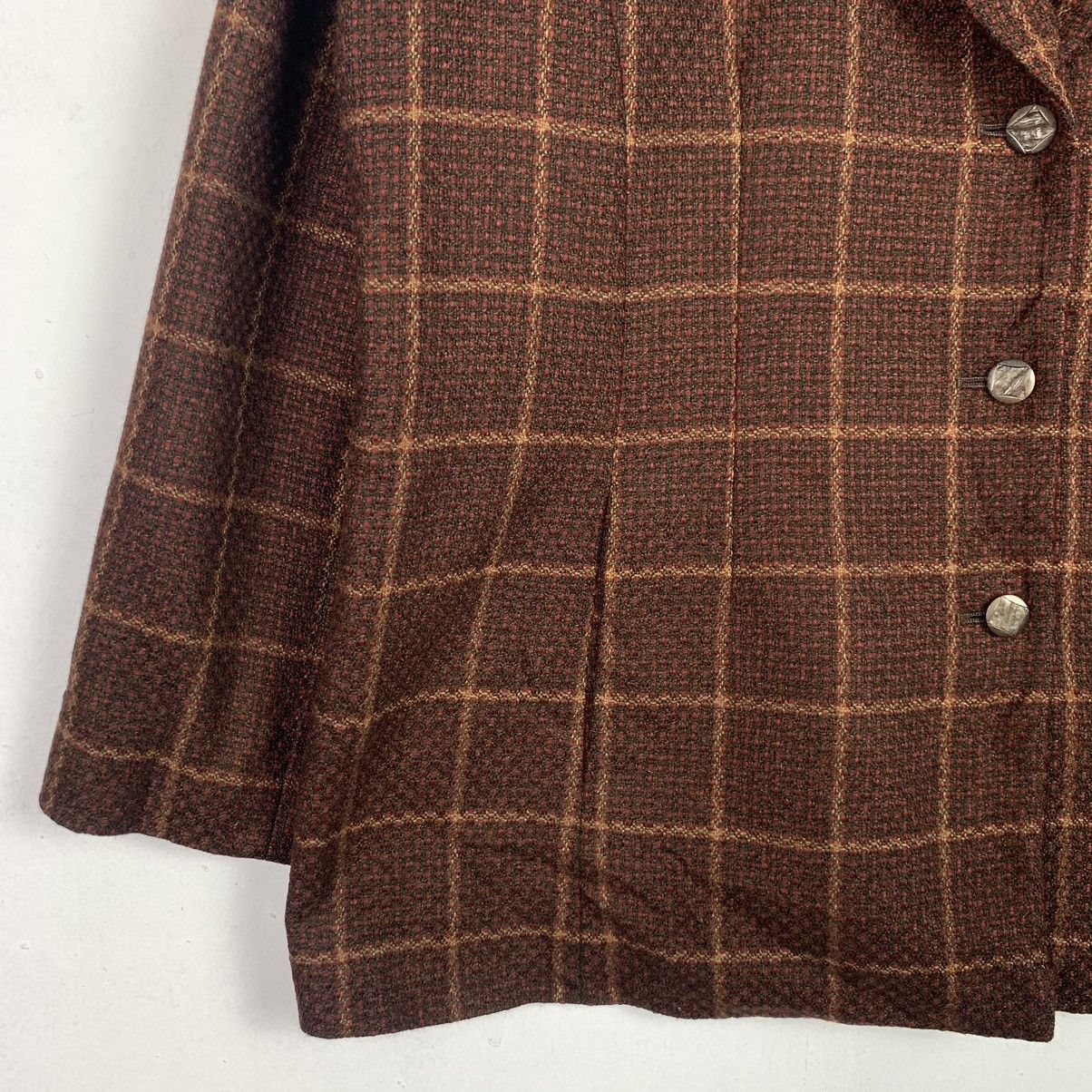 Designer × Vintage Vintage Chekered Blazer Jacket by Leilian Size US XL / EU 56 / 4 - 6 Thumbnail