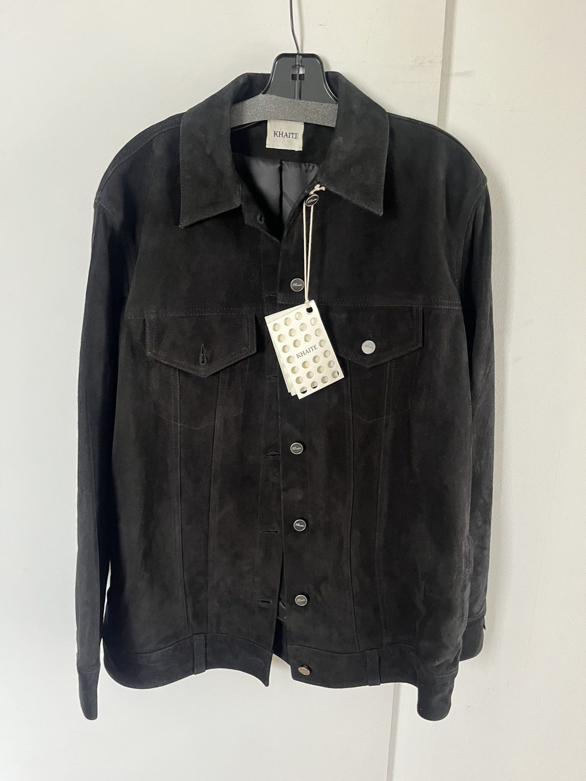 Other Khaite NWT black denim style suede jacket Size US S / EU 44-46 / 1 - 1 Thumbnail