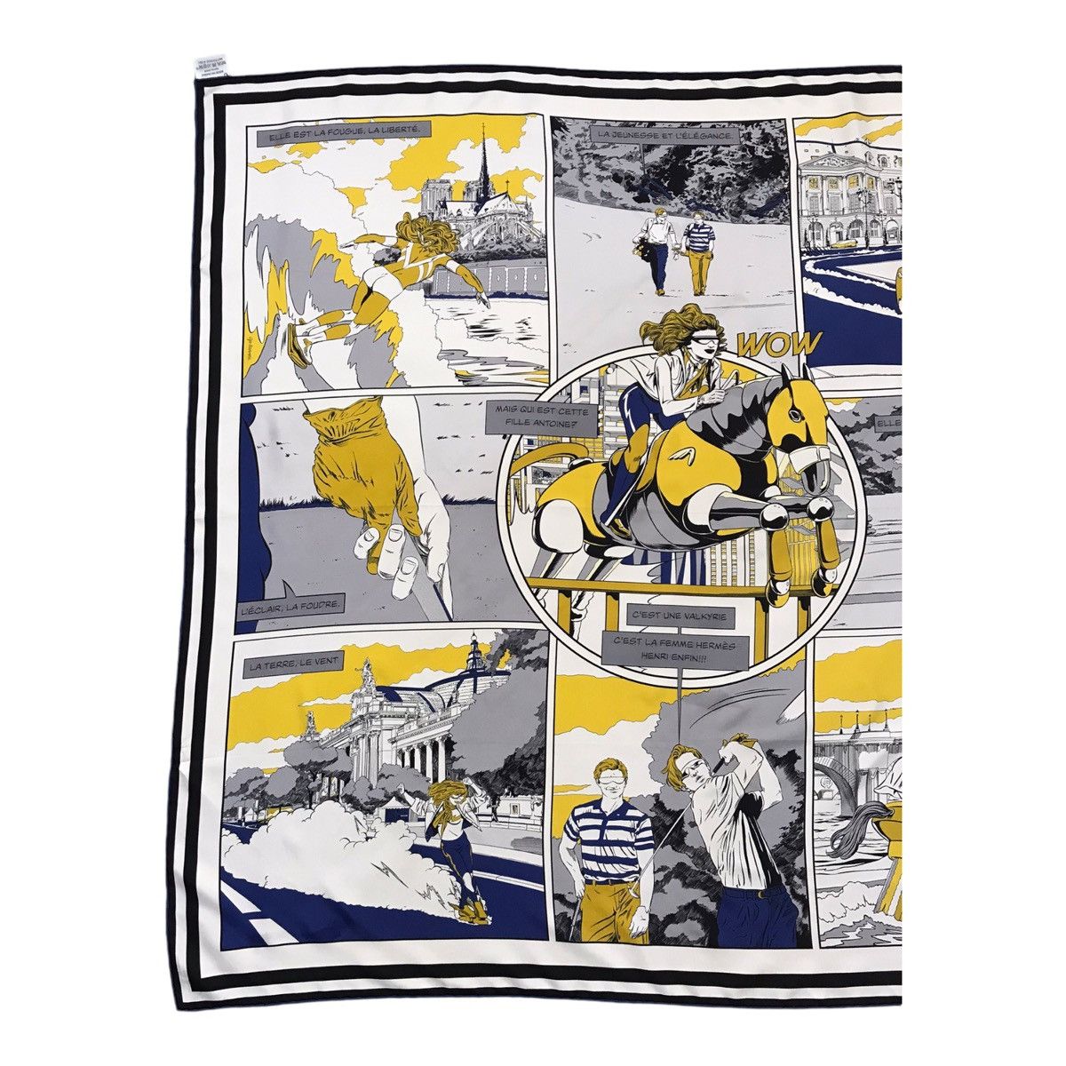 Hermes 90s Double Face Wow Hermes Scarf Size ONE SIZE - 2 Thumbnail