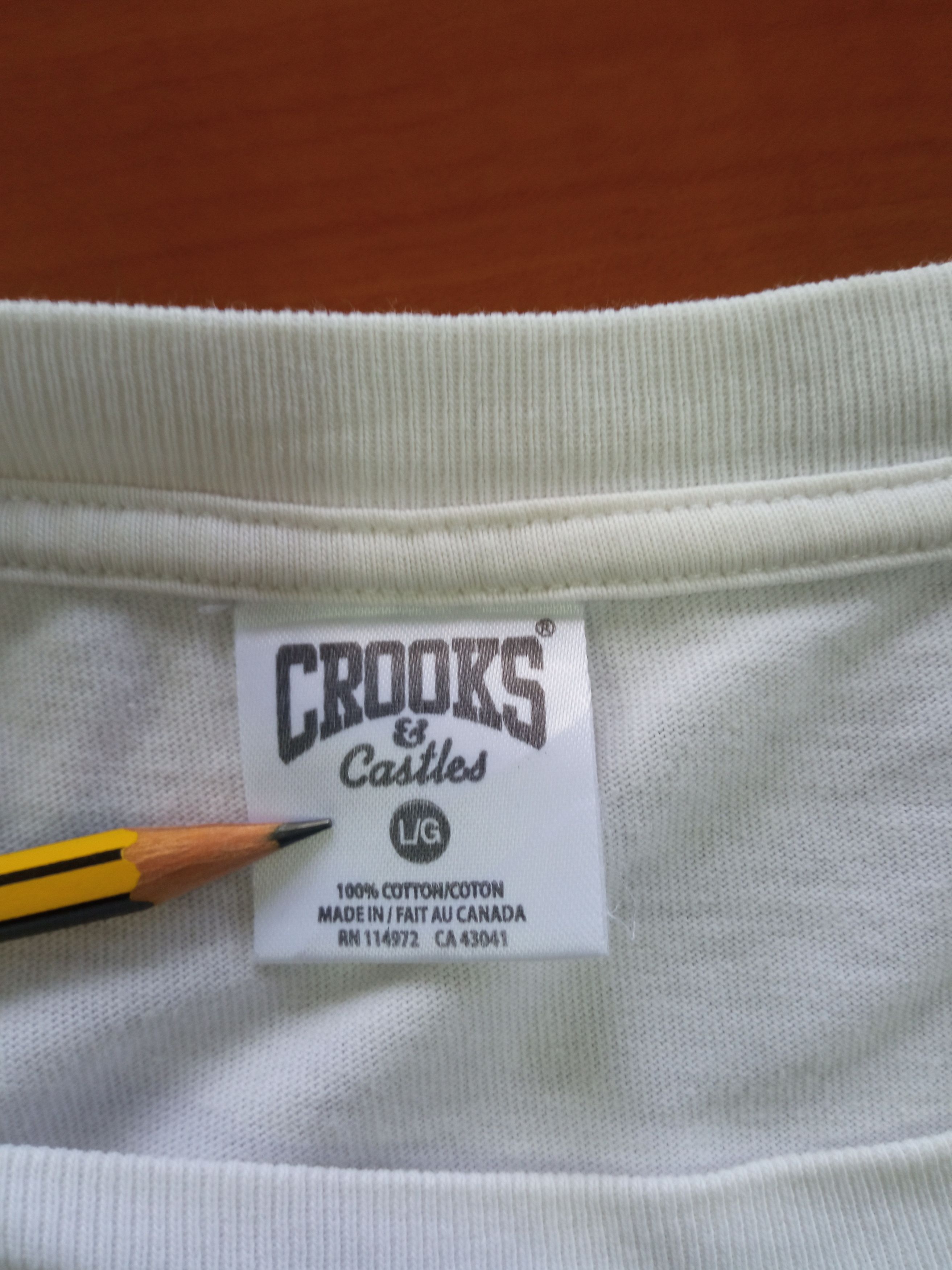 Crooks & Castles Crooks & Castles Big Spellout T-Shirt Size US L / EU 52-54 / 3 - 12 Thumbnail