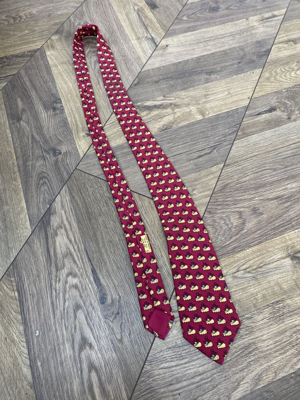 Hermes Vintage Hermes Tie Size ONE SIZE - 4 Thumbnail
