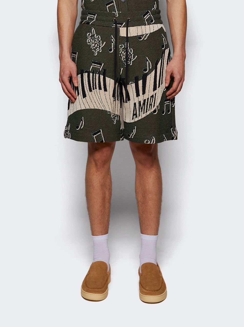 Amiri o1mle0326 Piano Keys Tapestry Shorts in Multicolor Size US 36 / EU 52 - 2 Thumbnail