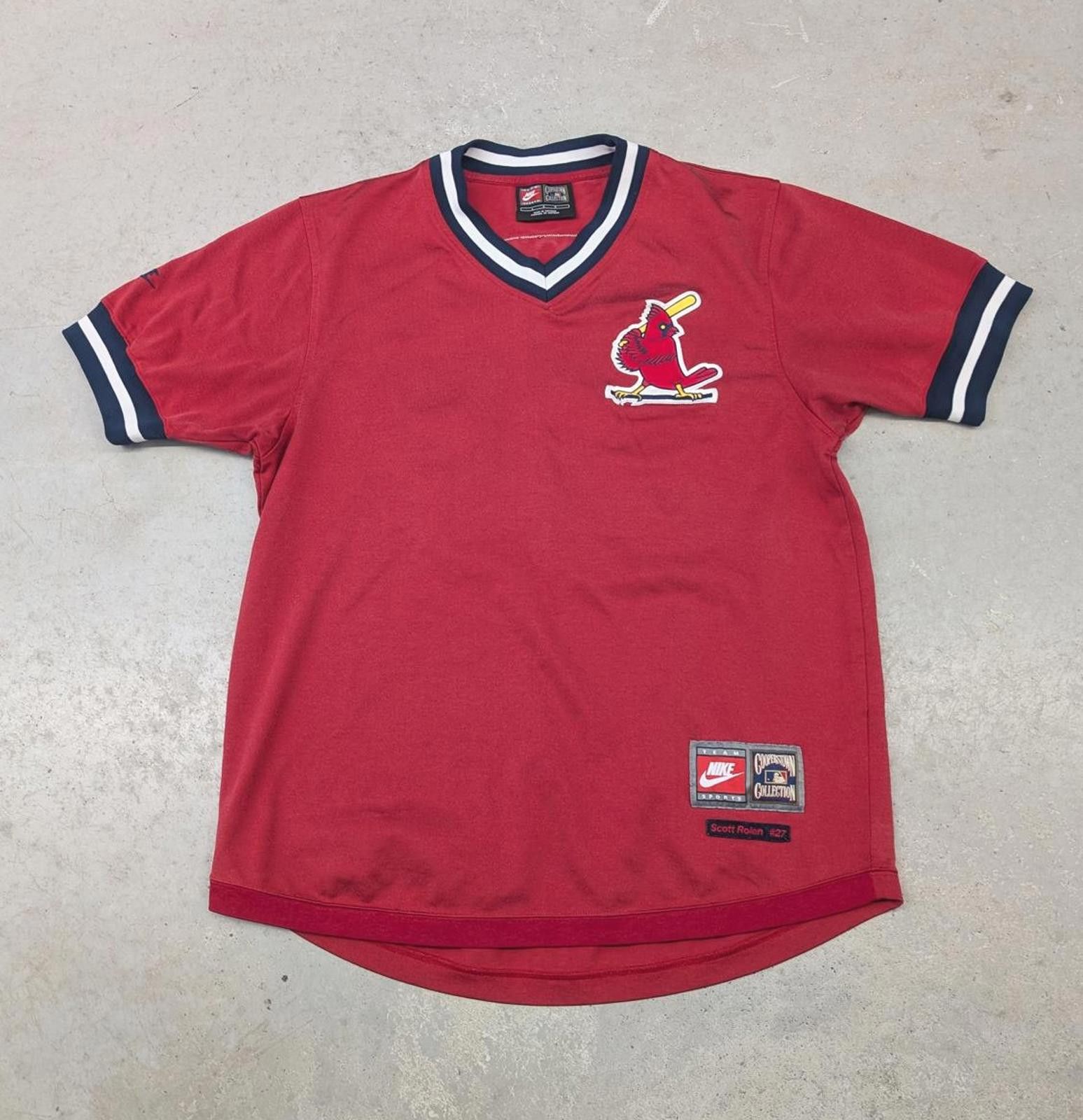 Nike Nike Team Cooperstown Collection Rolen 27 Cardinals Jersey Size US L / EU 52-54 / 3 - 3 Thumbnail