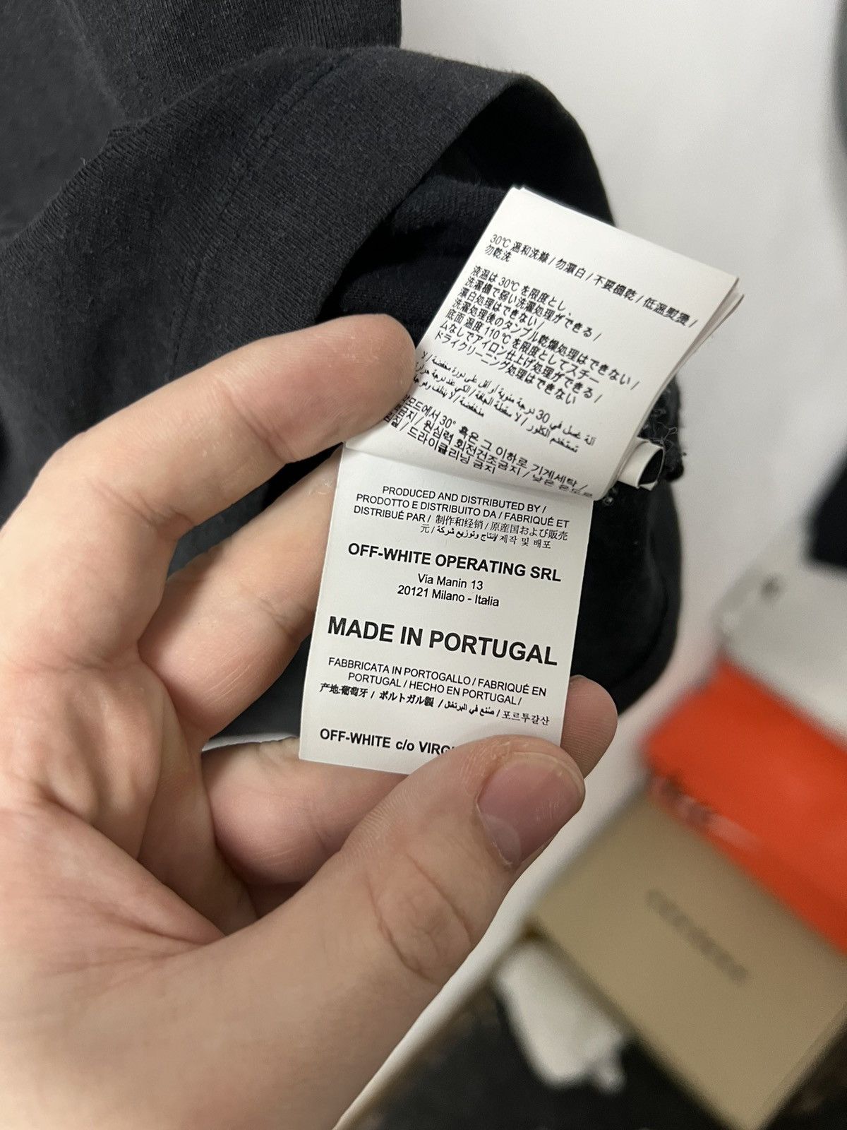 Off-White Off-White T-Shirt Big Logo Luxury Hype Rare Size US M / EU 48-50 / 2 - 9 Thumbnail