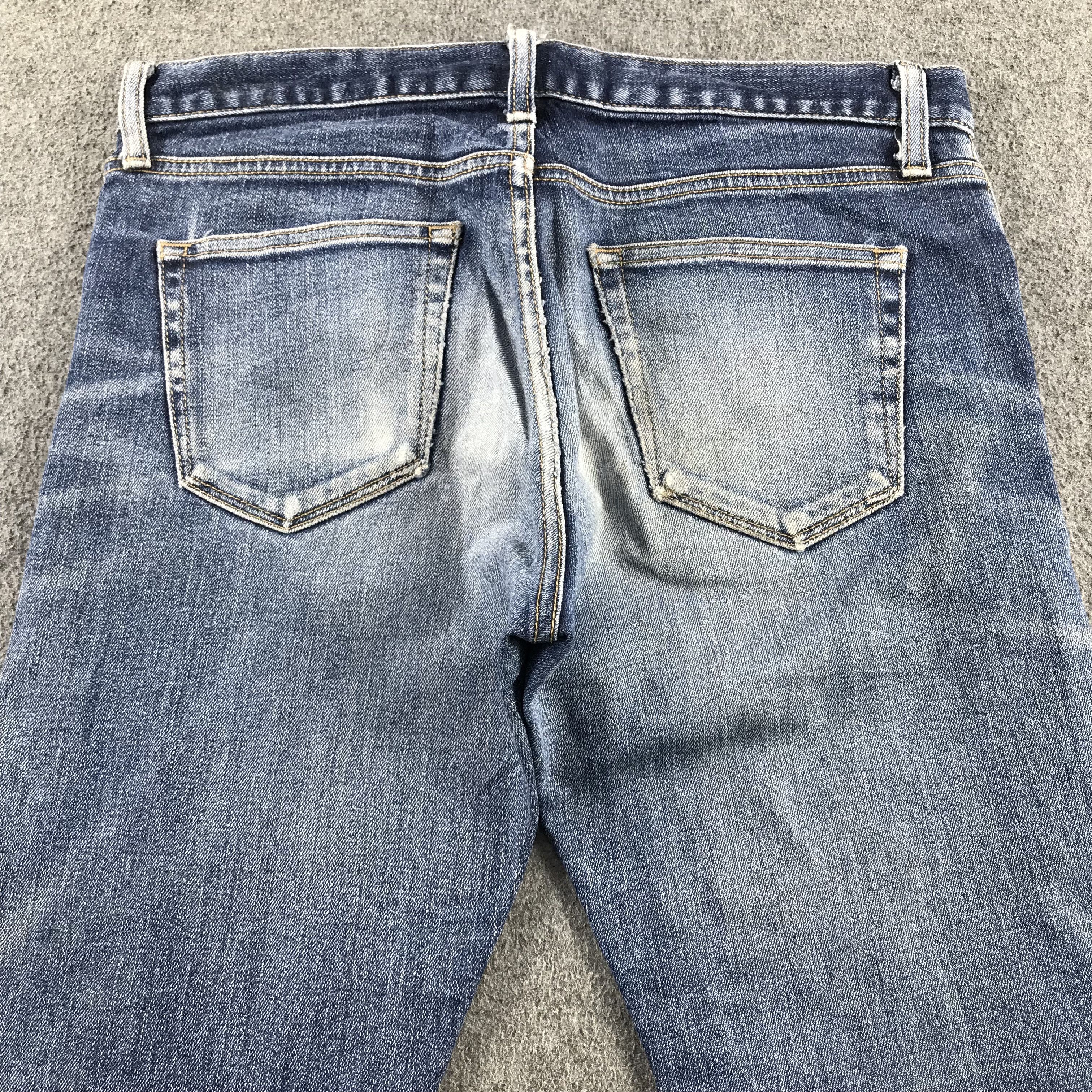 Japanese Brand Uniqlo Selvedge Jeans Faded Redline Denim KJ3434 Size US 32 / EU 48 - 4 Thumbnail