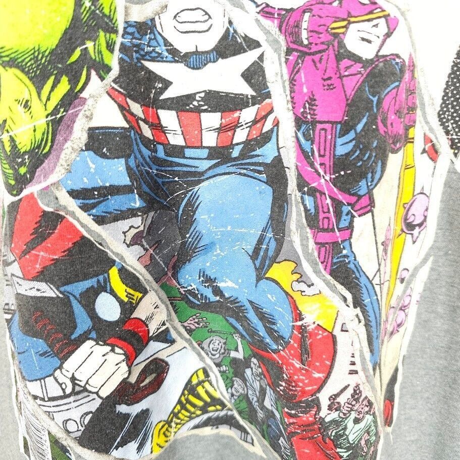 Marvel Comics Marvel Comics T Shirt Mens Size Medium Gray Iron Man Hulk Size US M / EU 48-50 / 2 - 3 Thumbnail