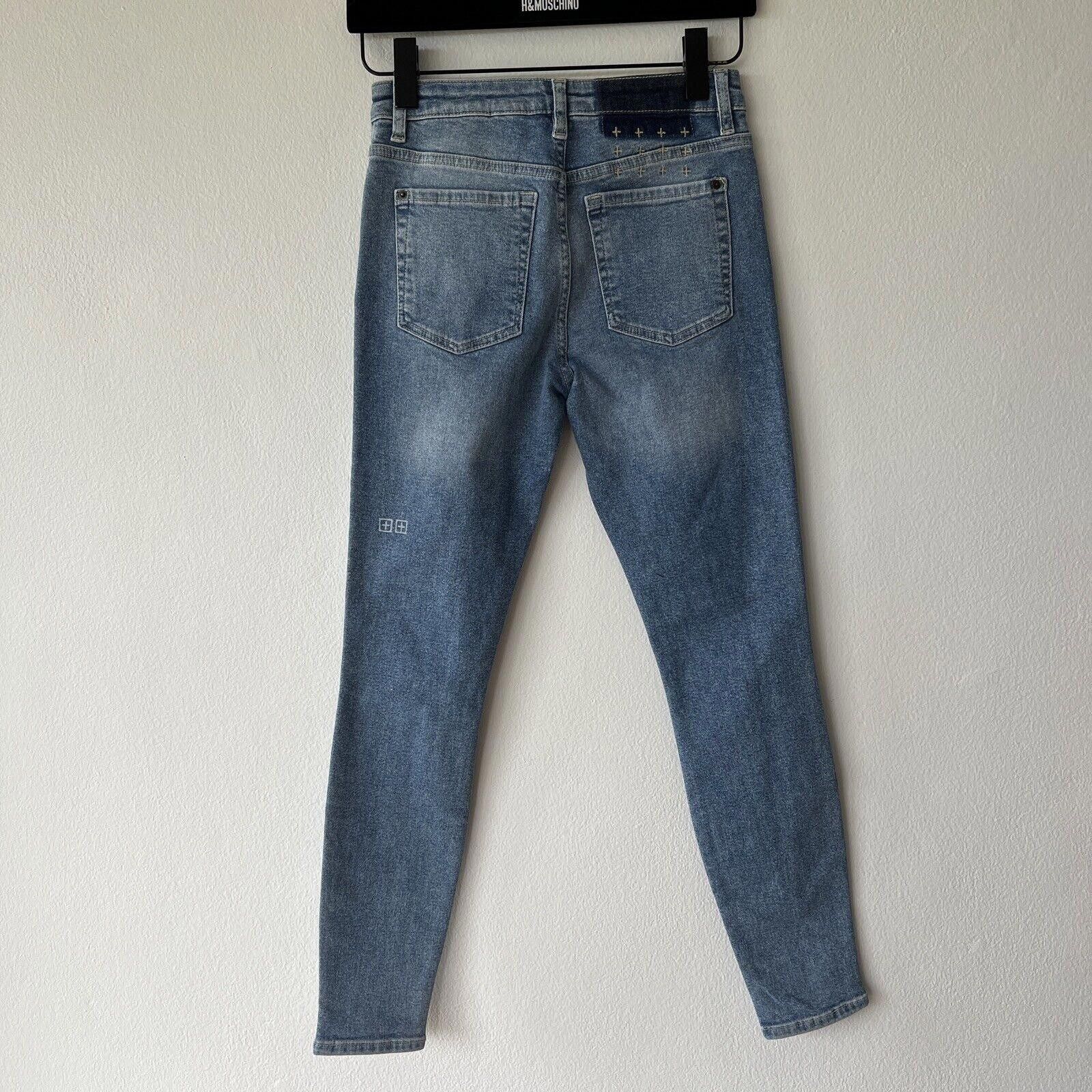 Ksubi new Ksubi womens denim small s 26 8 skinny light blue jeans Size 26" / US 2 / IT 38 - 3 Thumbnail