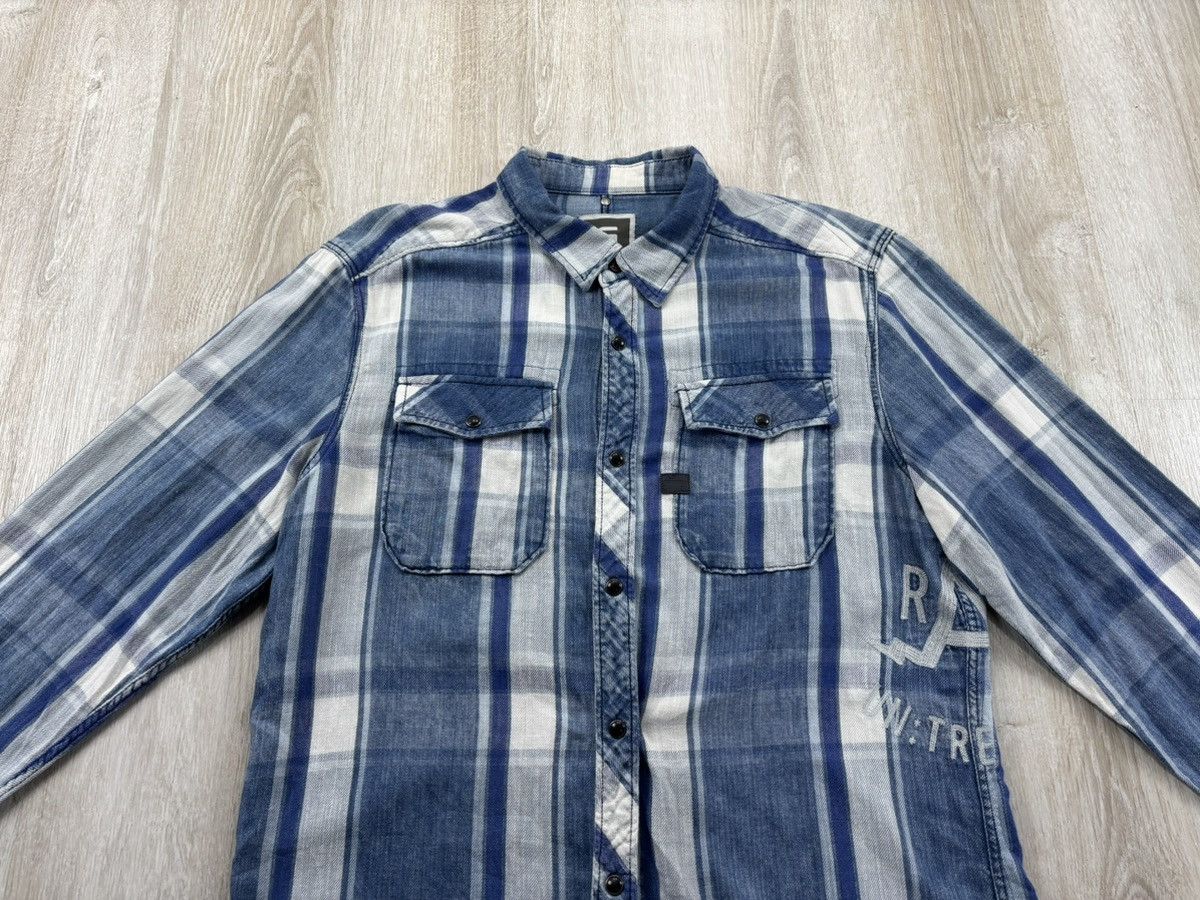 G-Star Mens shirt G Star Raw Size L Color Blue Size US L / EU 52-54 / 3 - 3 Thumbnail
