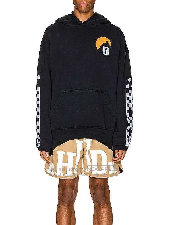 Rhude Rhude Washed Distressed Hoodie Size US S / EU 44-46 / 1 - 7 Thumbnail