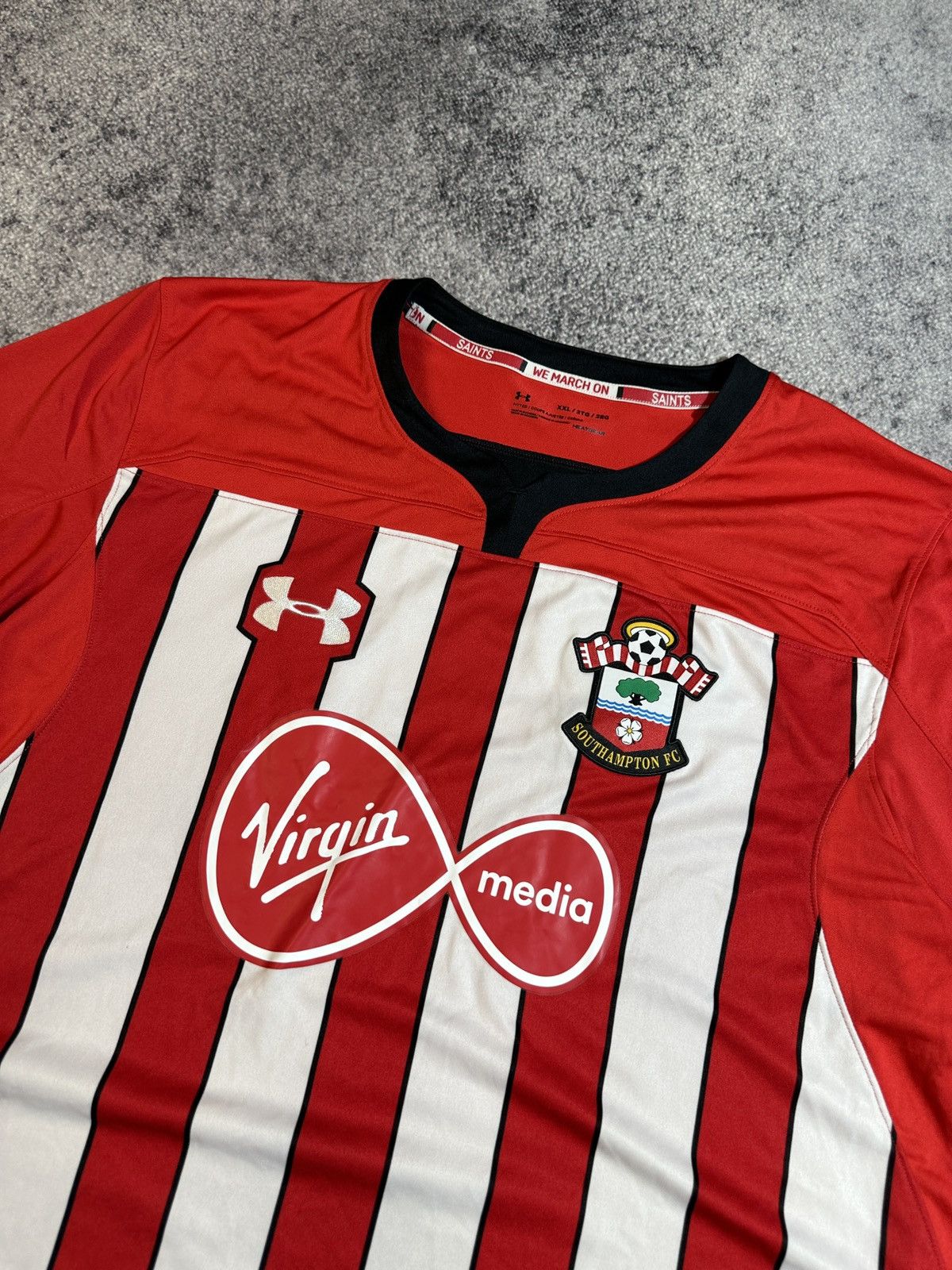 Under Armour Under Armour Southampton Soccer Jersey Streetwear Rare XXL Size US XXL / EU 58 / 5 - 2 Thumbnail