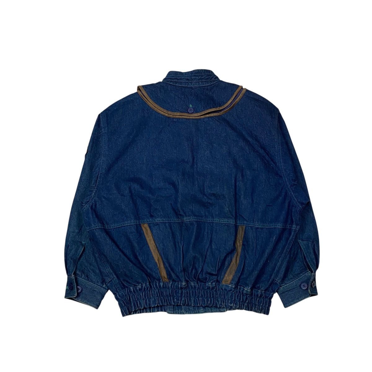 Issey Miyake × Japanese Brand PIA Sports Utility Flight Denim Jacket Size US L / EU 52-54 / 3 - 3 Thumbnail