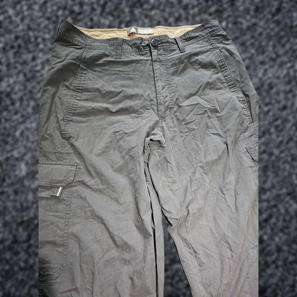 Nike ACG VINTAGE Nike ACG Pants Mens 34 Gray Wide-Leg Cargo Utility Hiking Shirt? Size US 34 / EU 50 - 1 Thumbnail