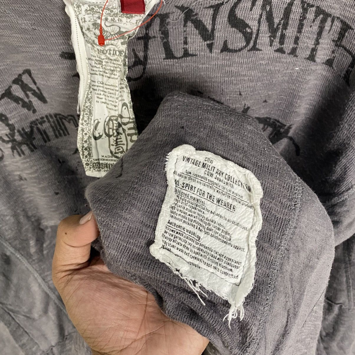 Designer × If Six Was Nine Cow Jean Smith Sweater Hoodie Size US L / EU 52-54 / 3 - 3 Thumbnail