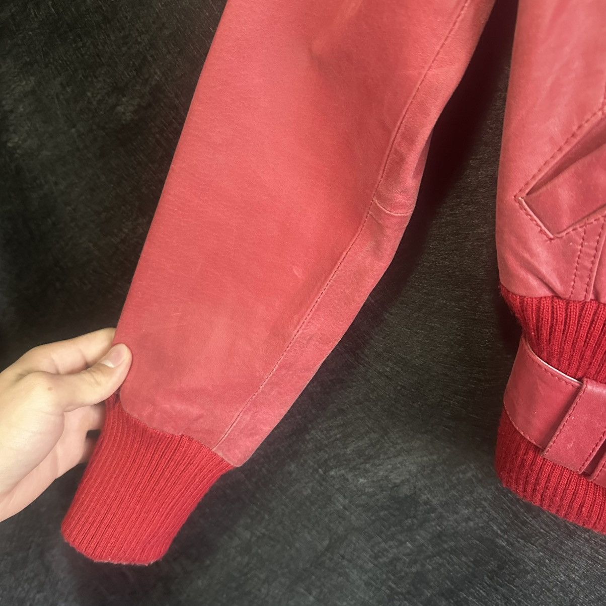 Other Red Leather Jacket Avant Garde Size XS / US 0-2 / IT 36-38 - 7 Thumbnail