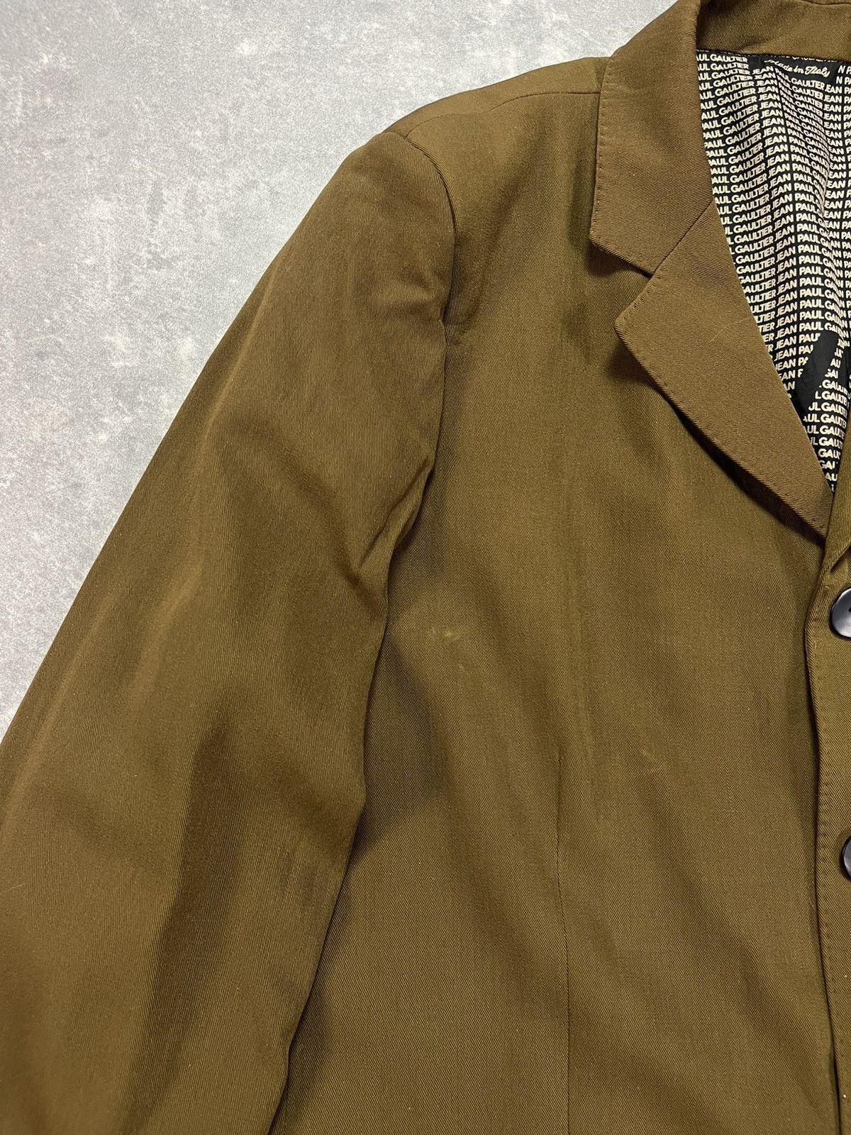 Jean Paul Gaultier 1999/2000 Jean Paul Gaultier Buttoned Blazer Jacket 50 Size 40L - 7 Thumbnail