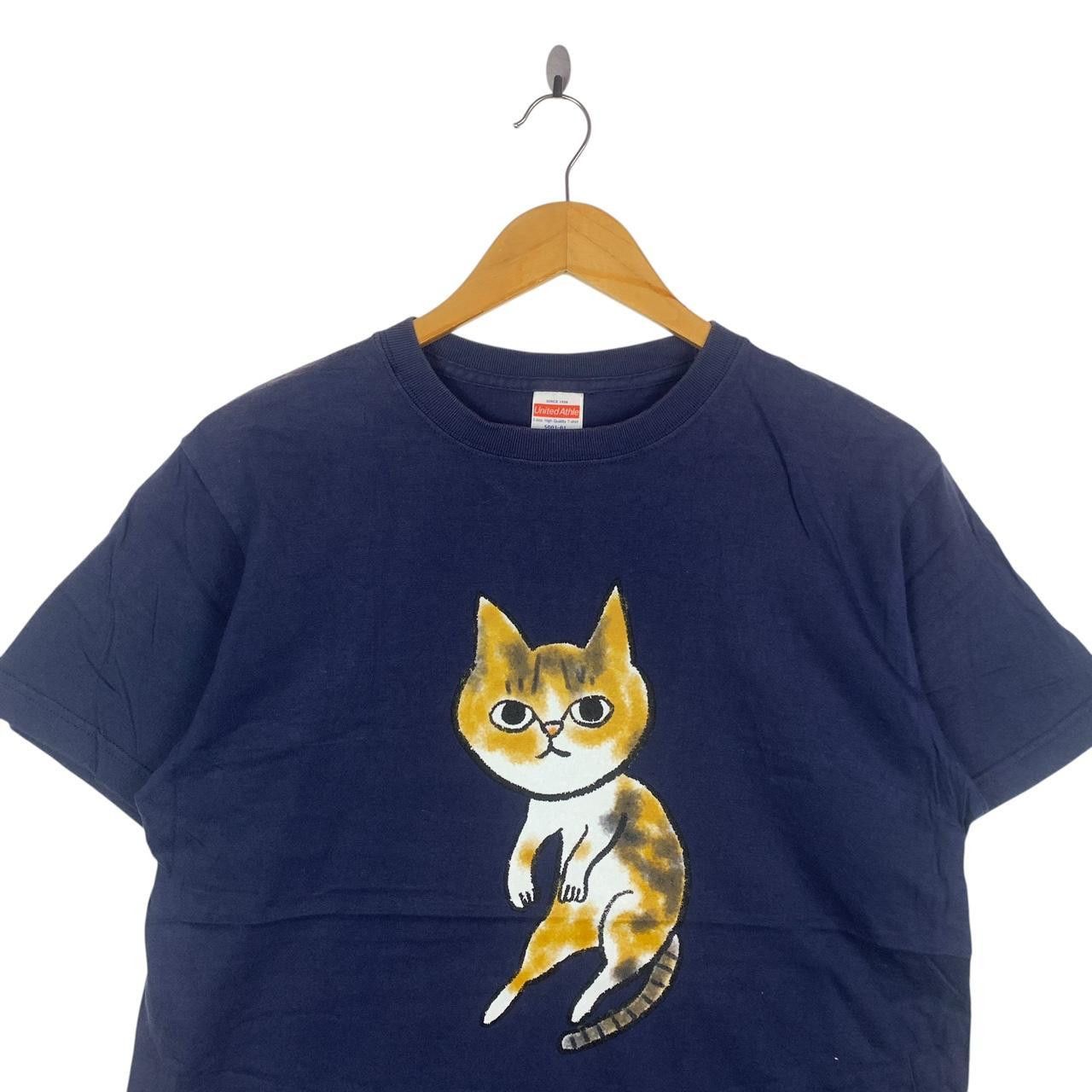Vintage Vintage ANIME JAPAN NEKO Cat Cartoon Manga Painting Tee Size US M / EU 48-50 / 2 - 2 Thumbnail