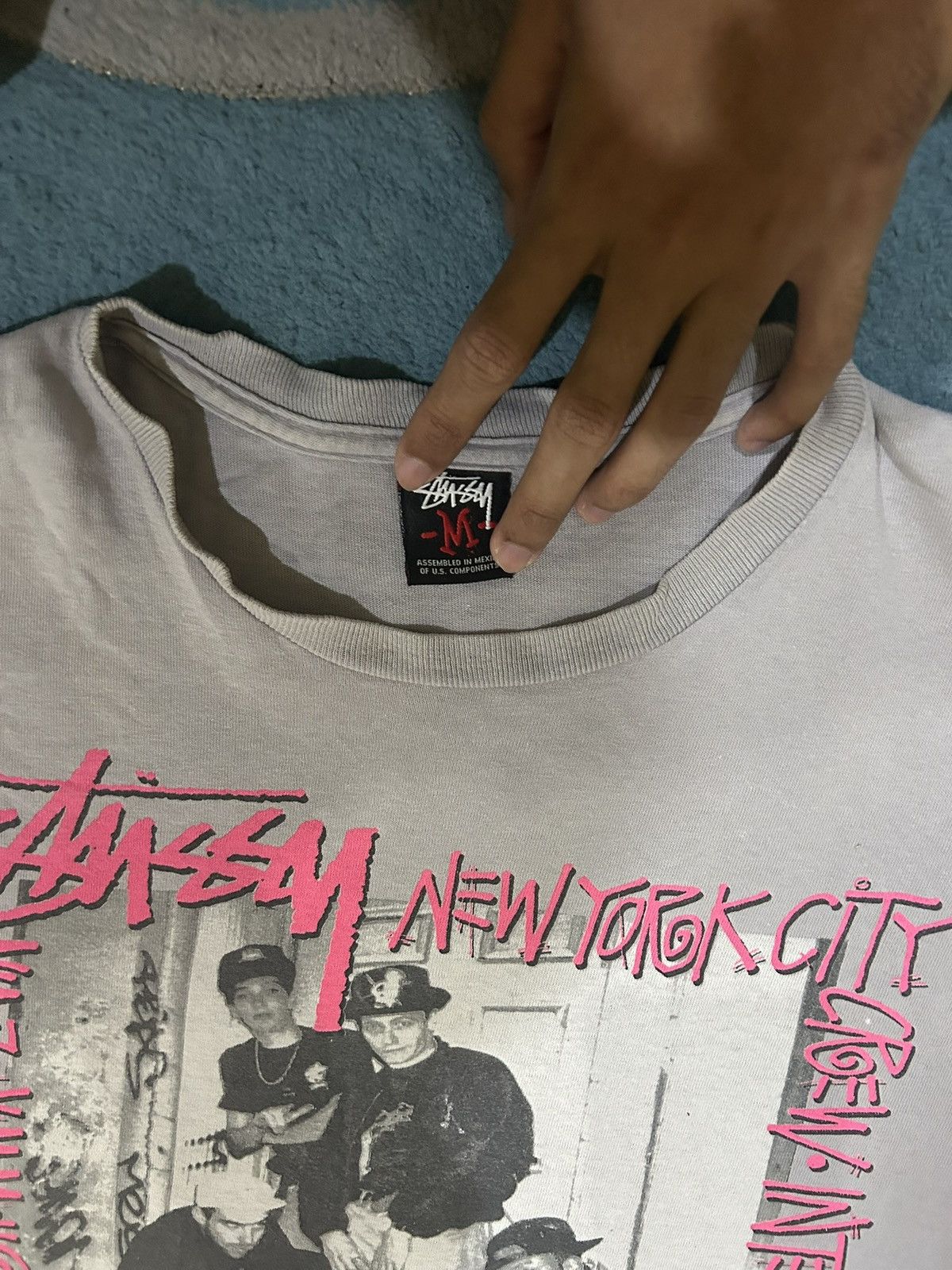 Stussy STUSSY NEW YORK CITY Size US M / EU 48-50 / 2 - 2 Thumbnail