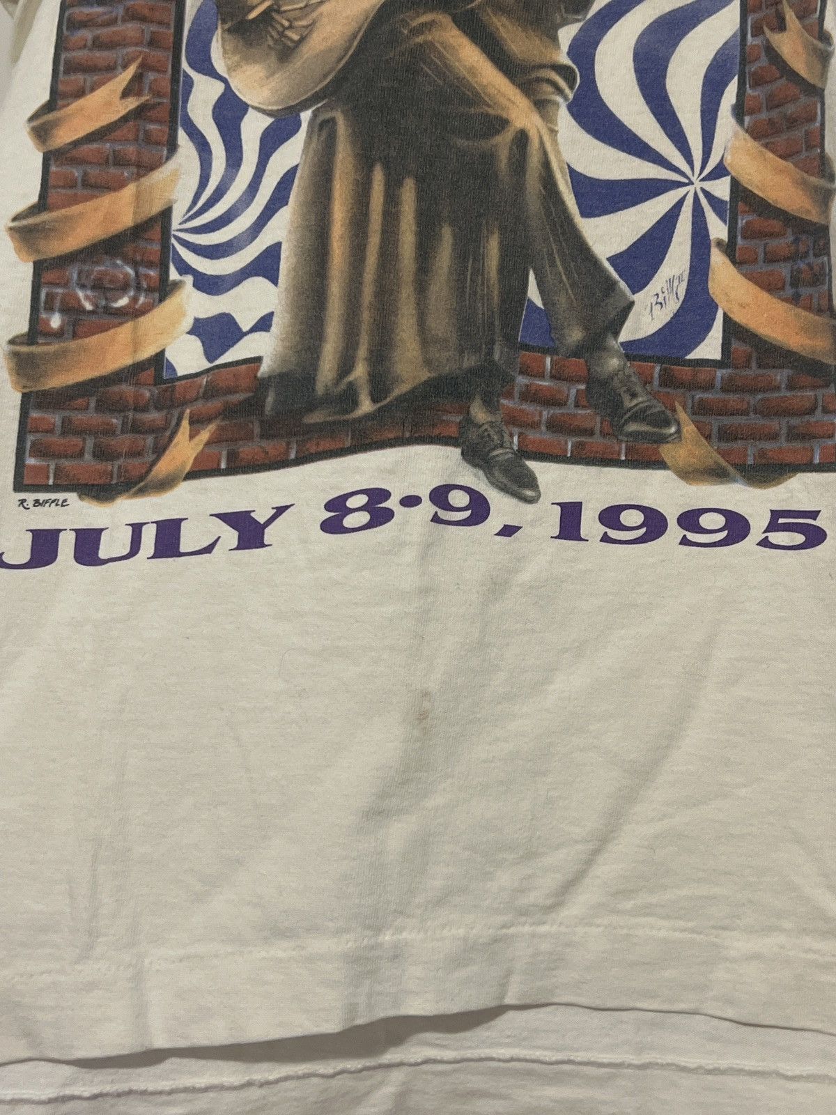 Liquid Blue × Vintage 90s Single Stitch Vintage Grateful Dead Tee Made in USA Size US L / EU 52-54 / 3 - 3 Thumbnail