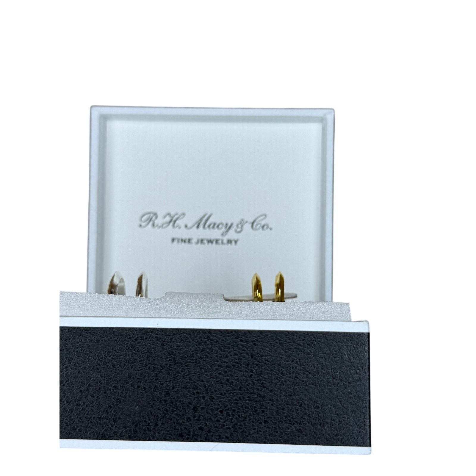 Macys R.H. Macy & Co Sterling Silver Hoop Earrings Set Two-Tone Size ONE SIZE - 2 Thumbnail