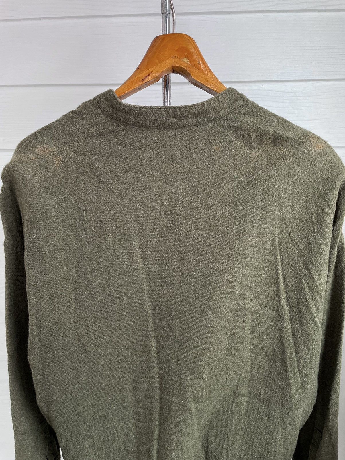 Japanese Brand × Muji × Vintage MUJI GREEN SHIRT DRESS Size XL / US 12-14 / IT 48-50 - 9 Thumbnail