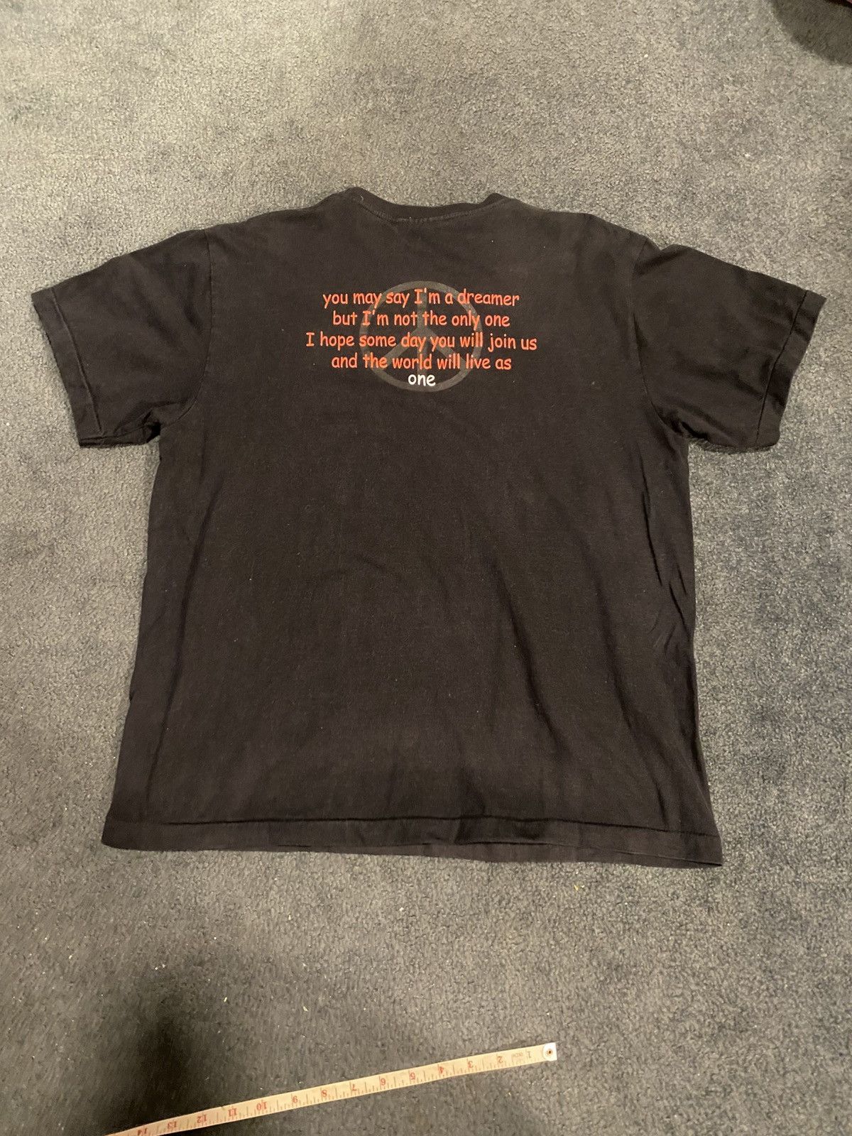 Band Tees × Vintage VINTAGE 90s JOHN LENON IMAGINE TEE Size US L / EU 52-54 / 3 - 2 Thumbnail